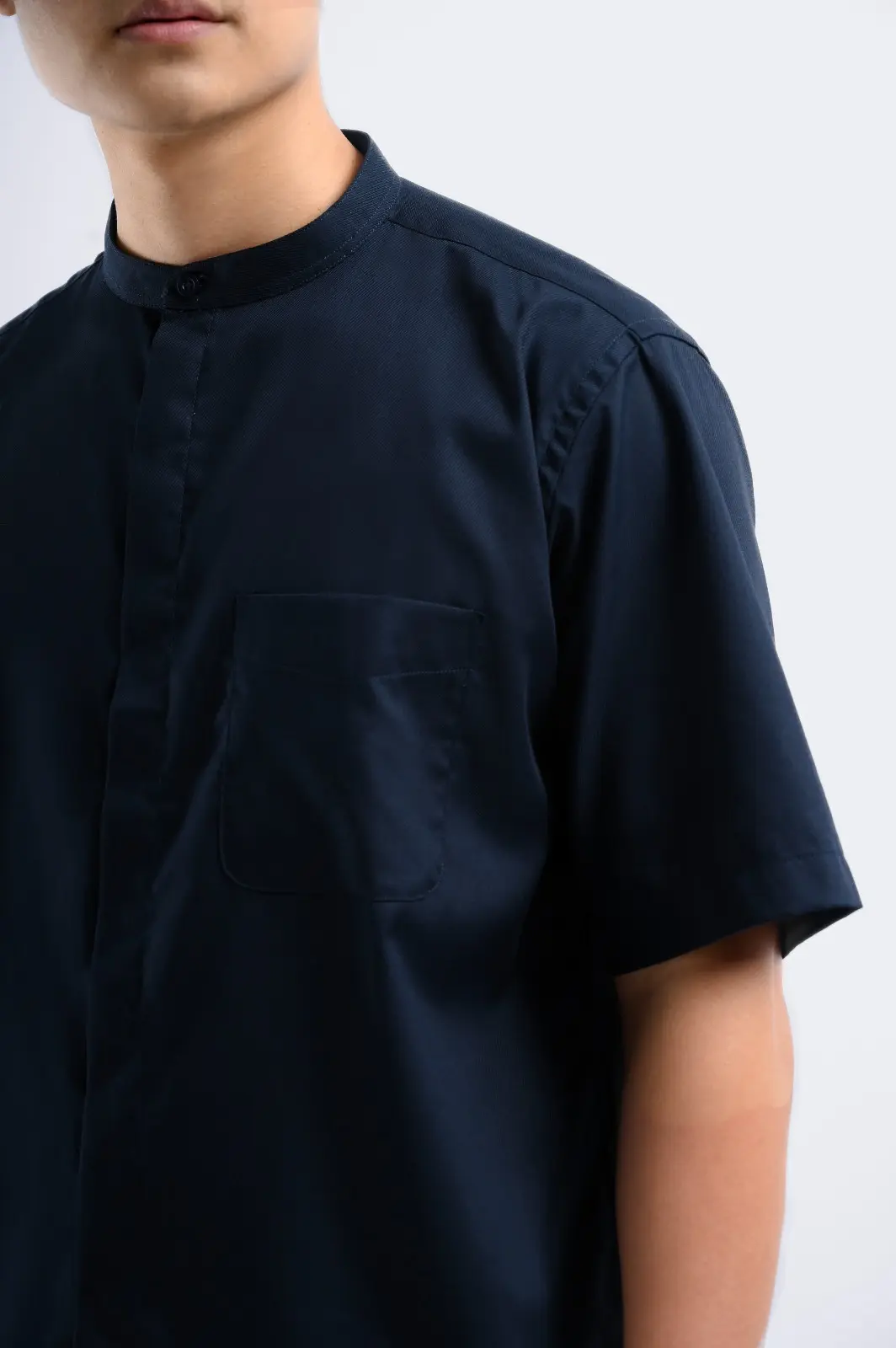 Uzma Short Sleeve Shirt Dark Blue