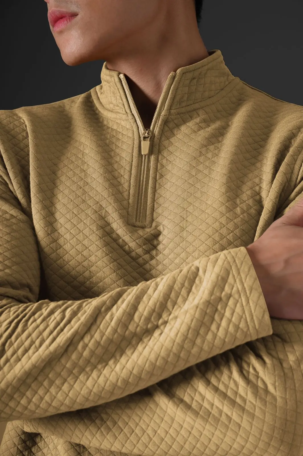 Comfy Half Zip Pullover Kelp