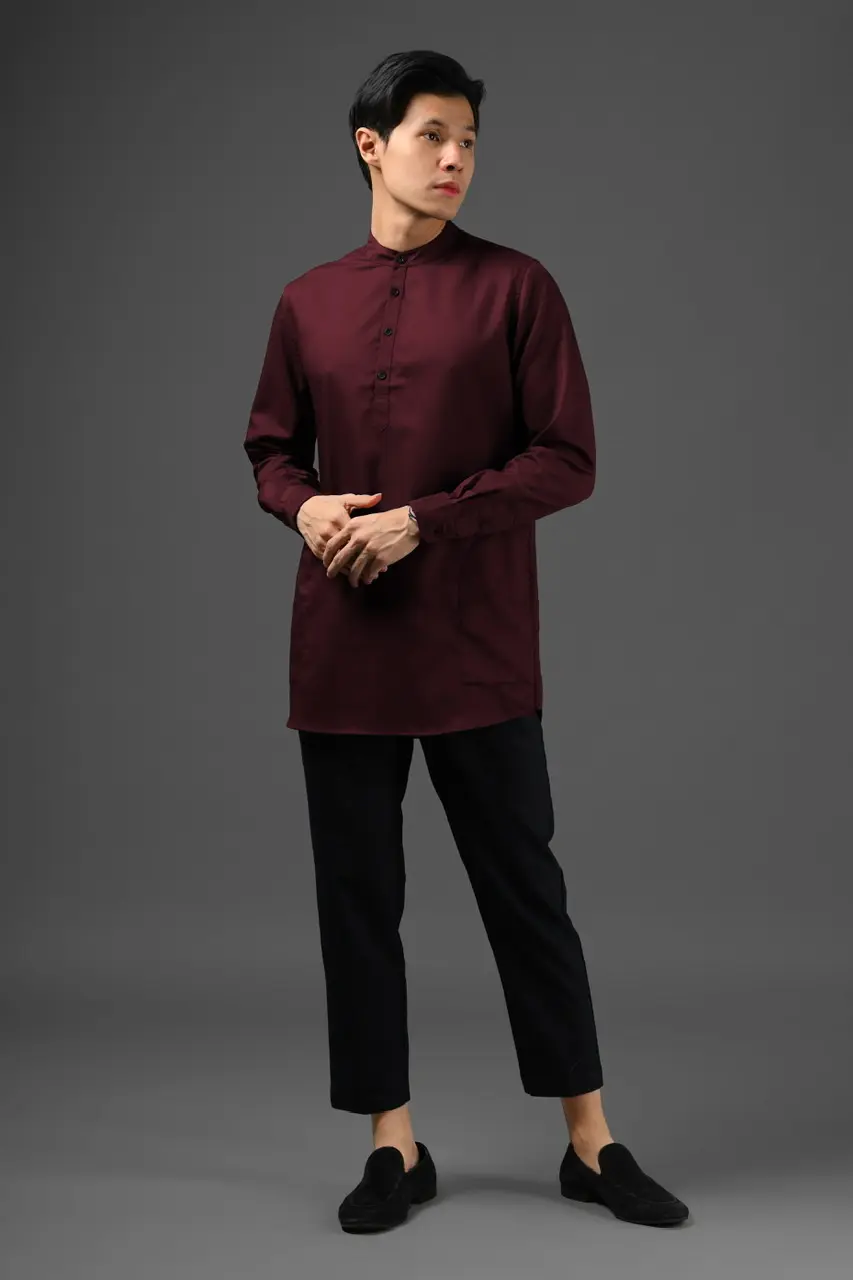 RUMEE KURTA SHIRT MAROON