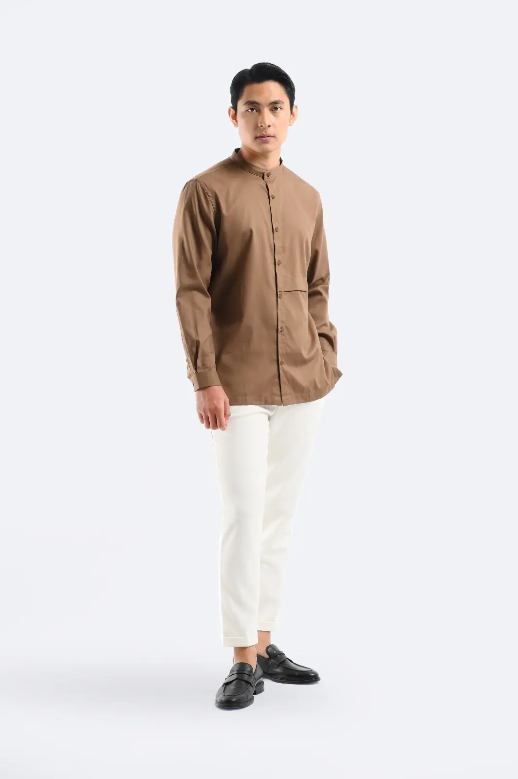 Ammar Single Flange Shirt Choco