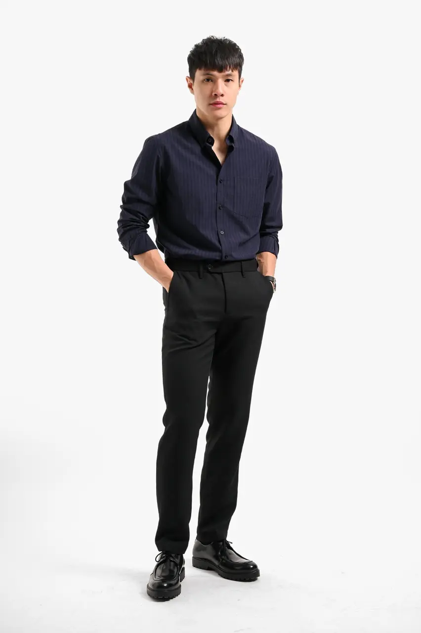Vichy Shirt Long Sleeve Purple