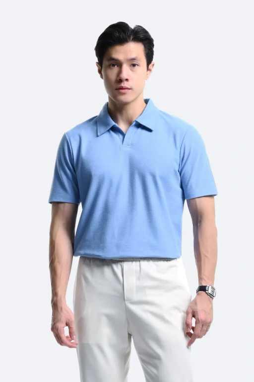Image of Raven Polo Shirt Blue