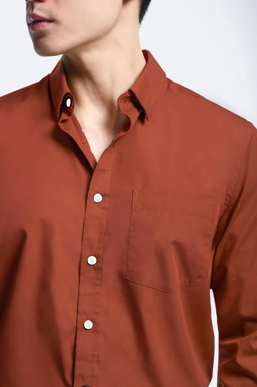 Elgant Basic Shirt Oxide