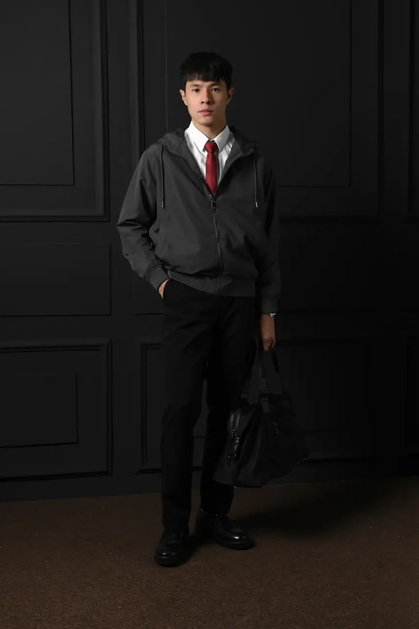 City Hooded Jacket Grey