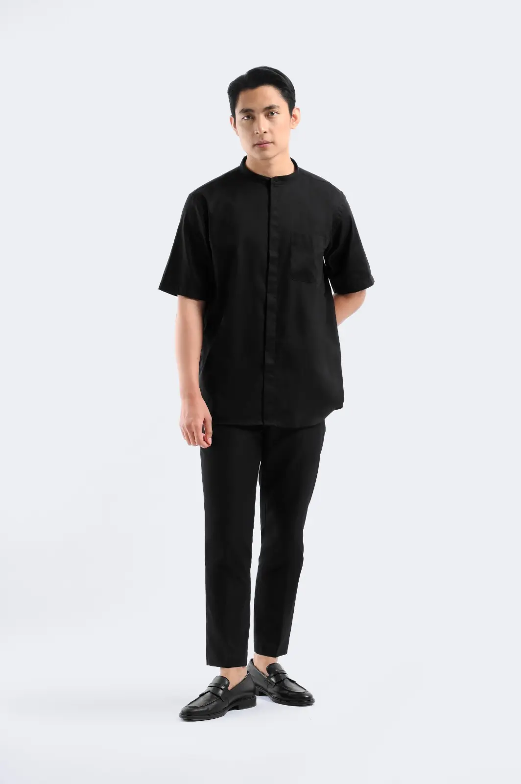 Uzma Short Sleeve Shirt Black