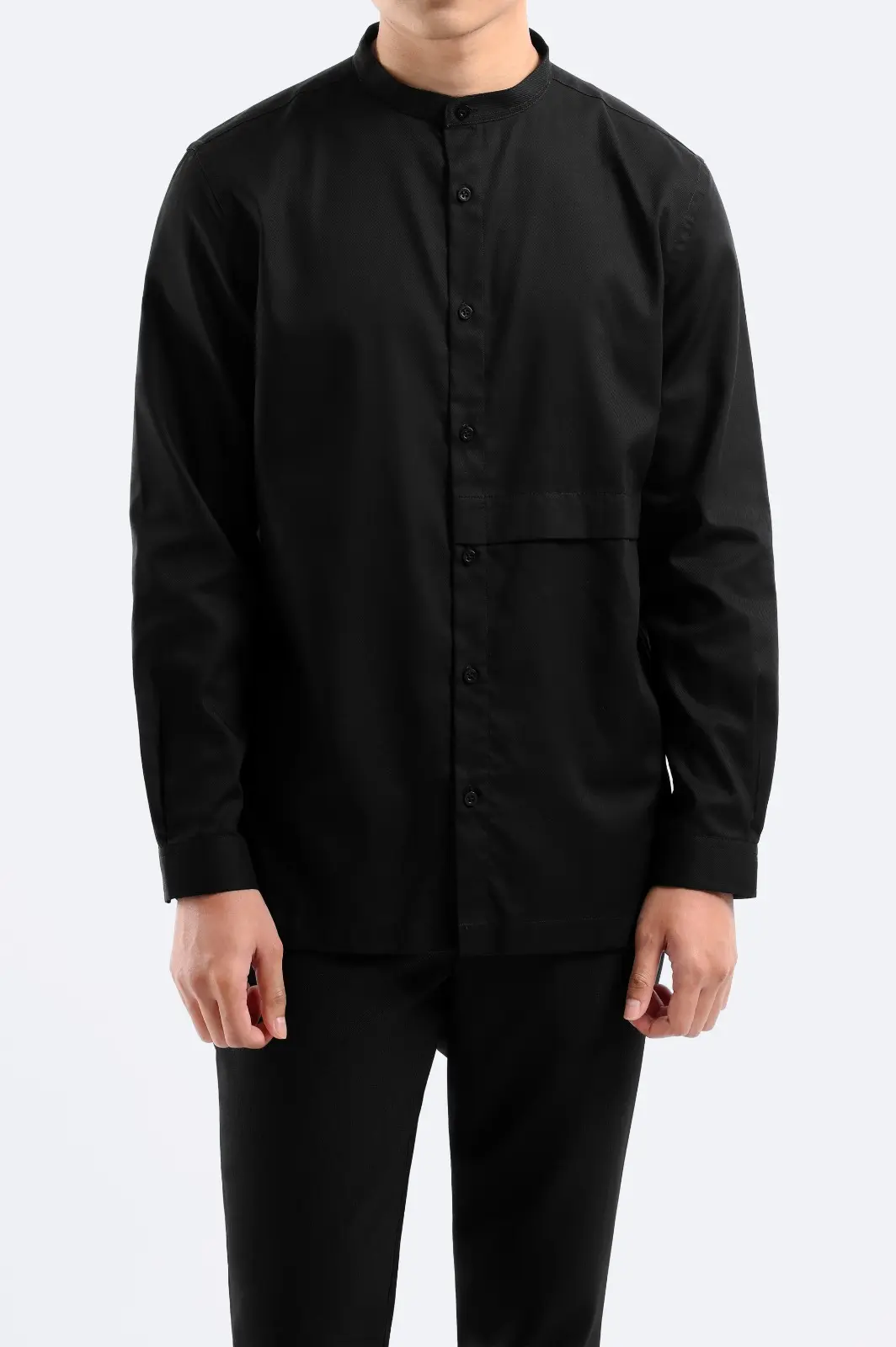 Ammar Single Flange Shirt Black