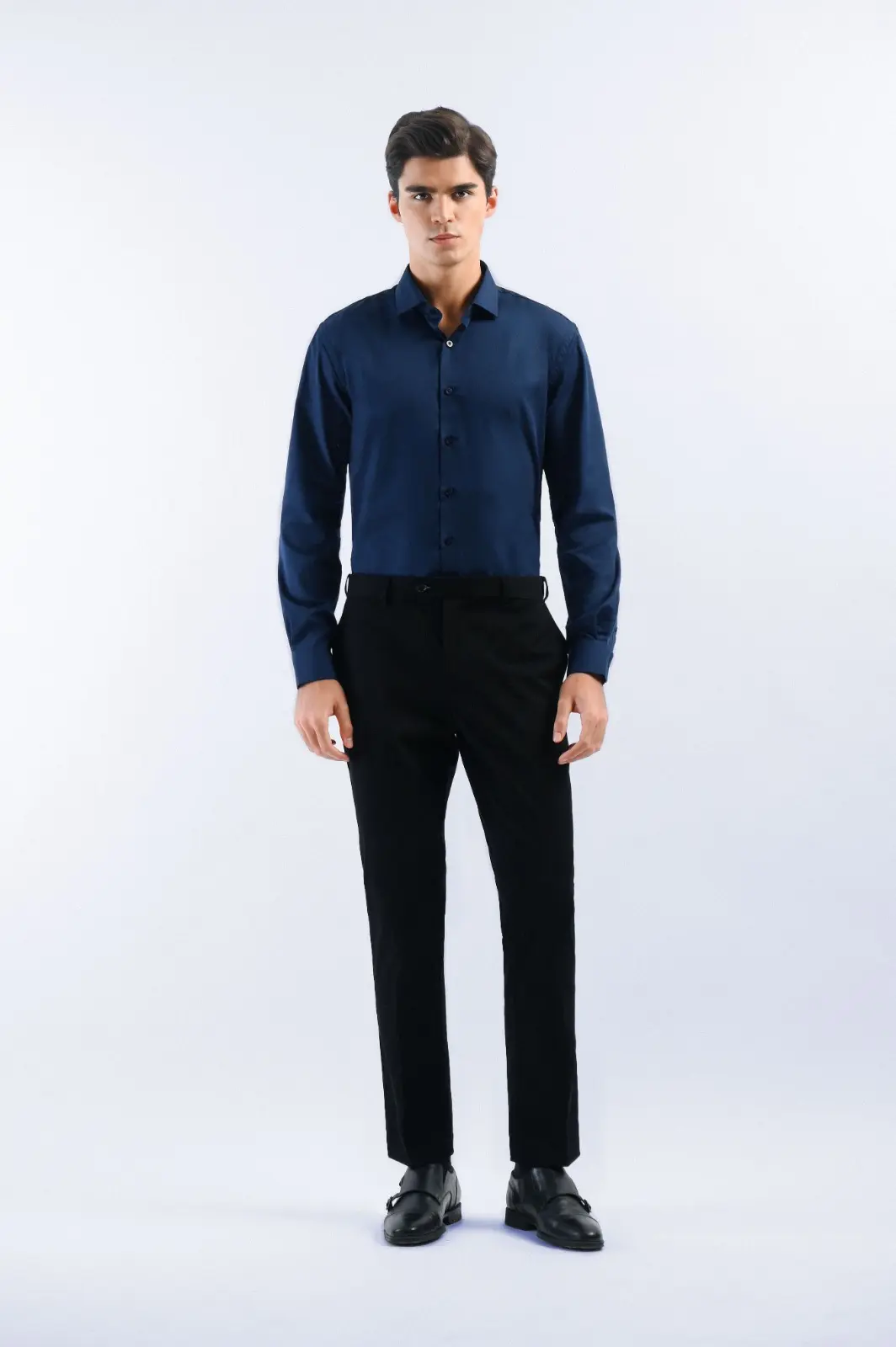 Iron Ease Shirt Navy