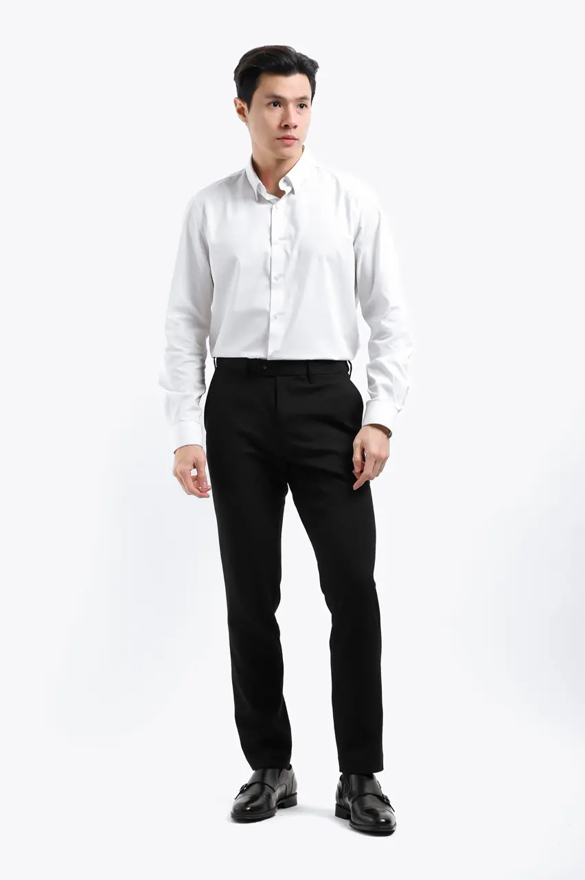 Elgant Basic Shirt Clean Look White