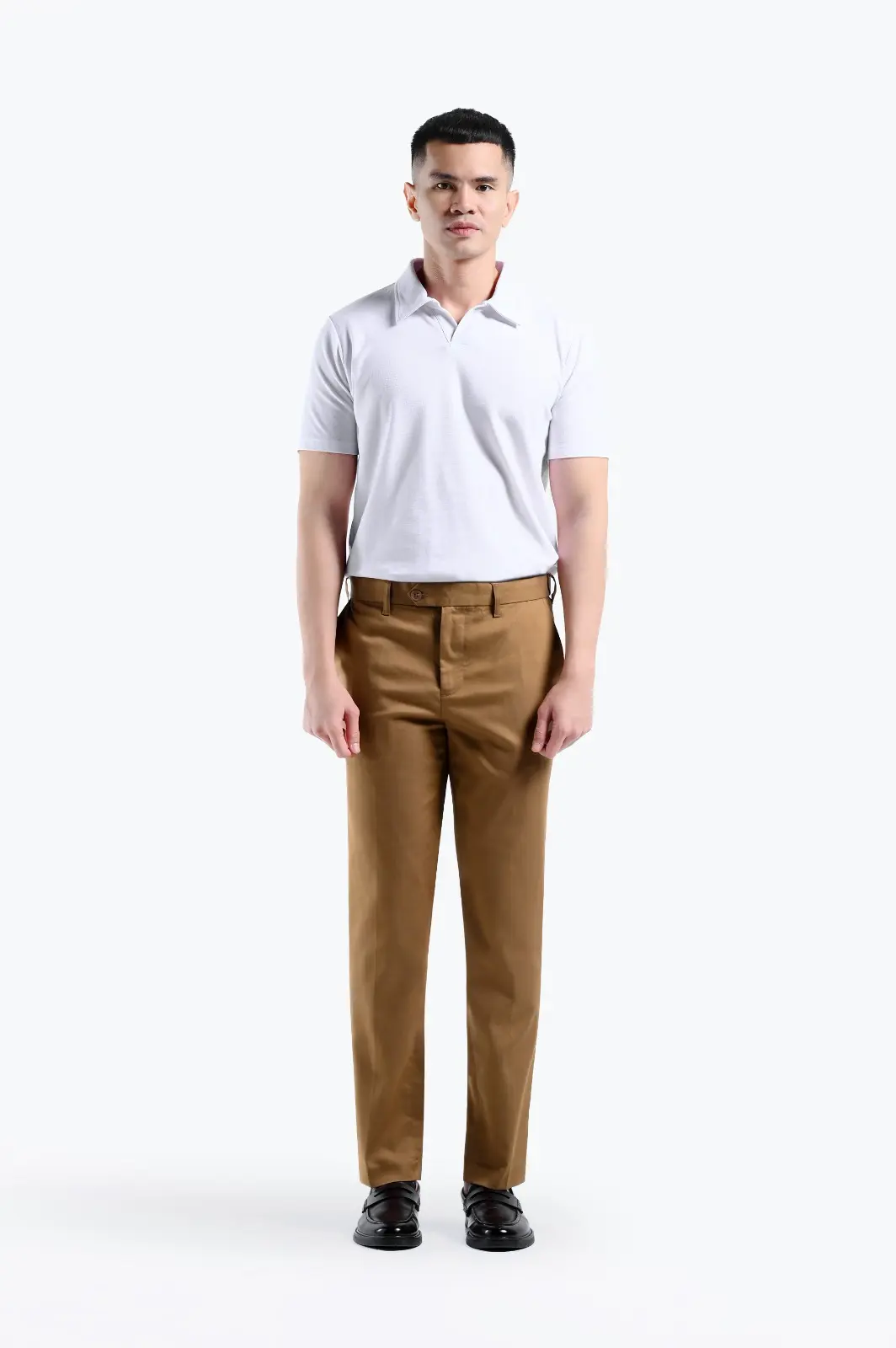 Smart Flex Cotton Pants Light Camel