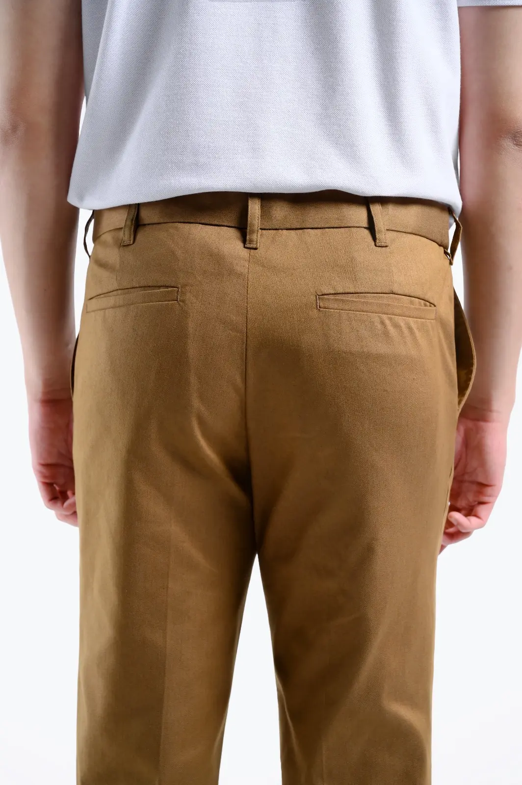 Smart Flex Cotton Pants Light Camel