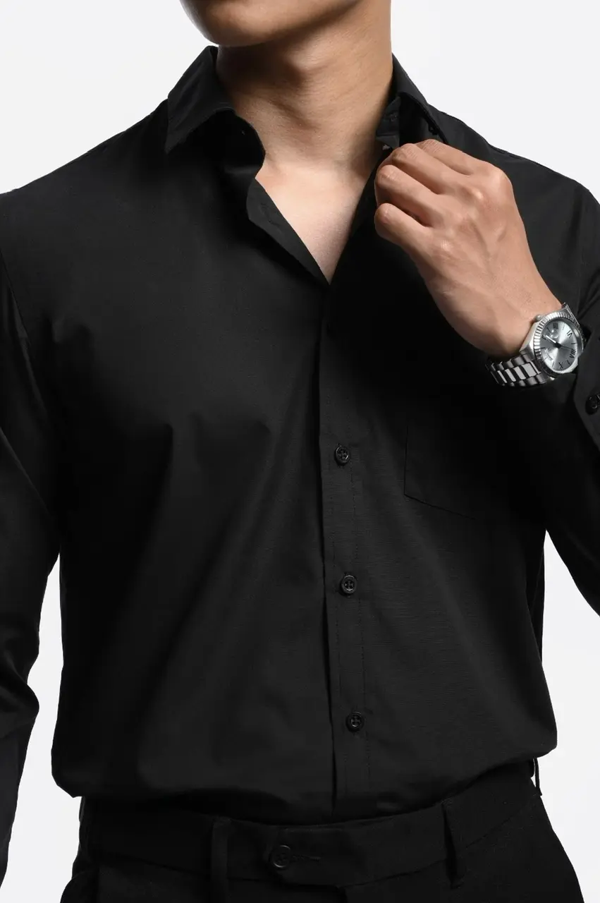 Elgant Basic Shirt Black