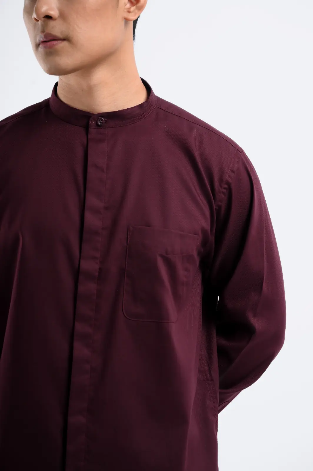 Uzma Long Sleeve Shirt Maroon