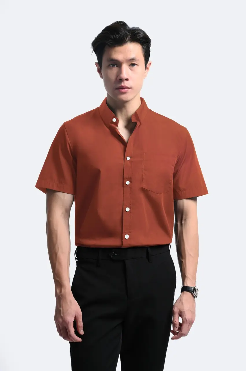 Elgant Short Sleeve Shirt Oxide