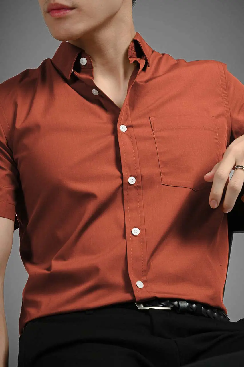 Elgant Short Sleeve Shirt Oxide