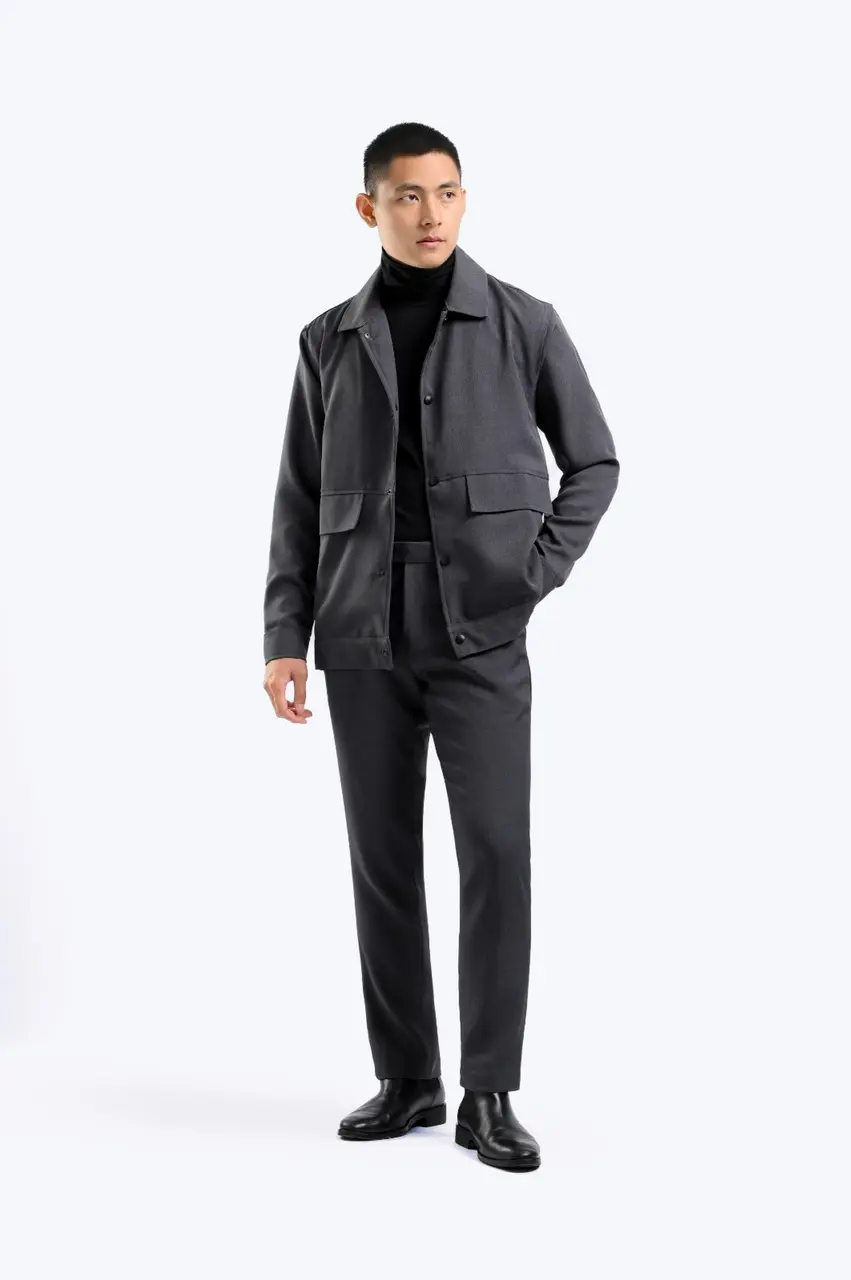 Cedric Multi Pocket Jacket Grey