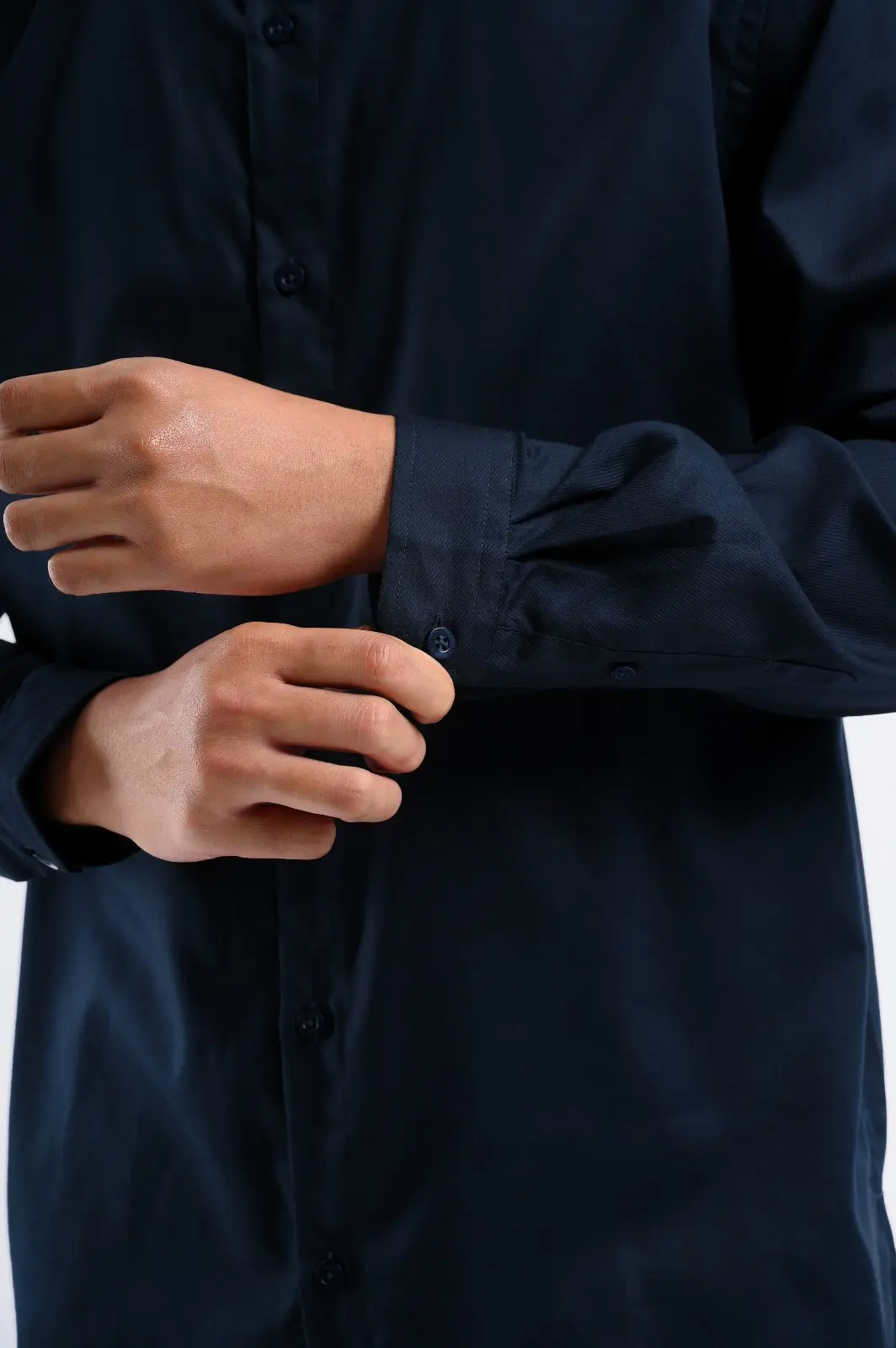 Ammar Single Flange Shirt Dark Blue