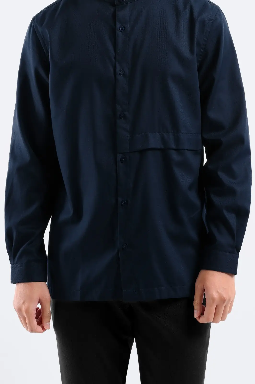 Ammar Single Flange Shirt Dark Blue