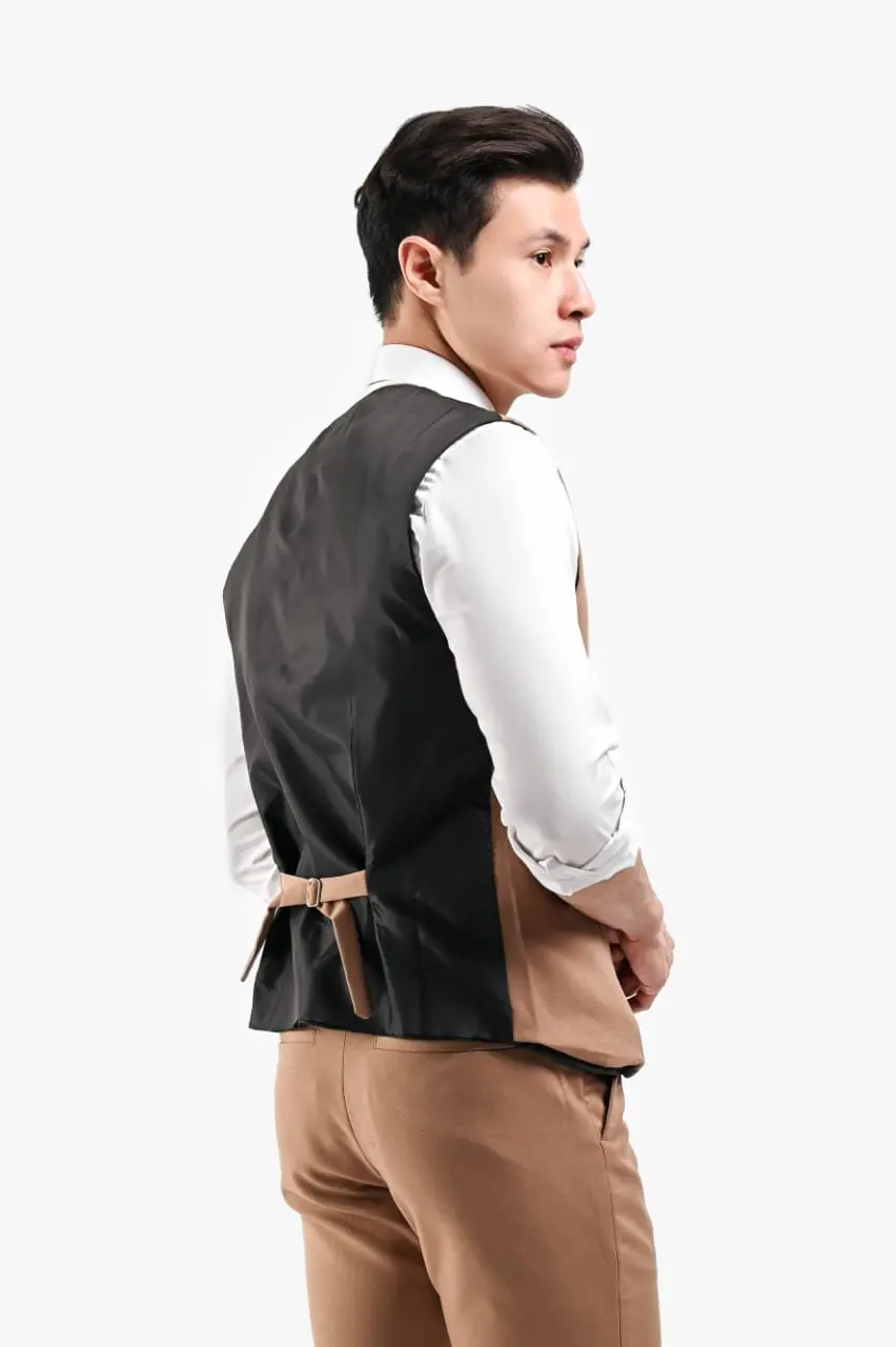 Suit Peazy Vest Mocca