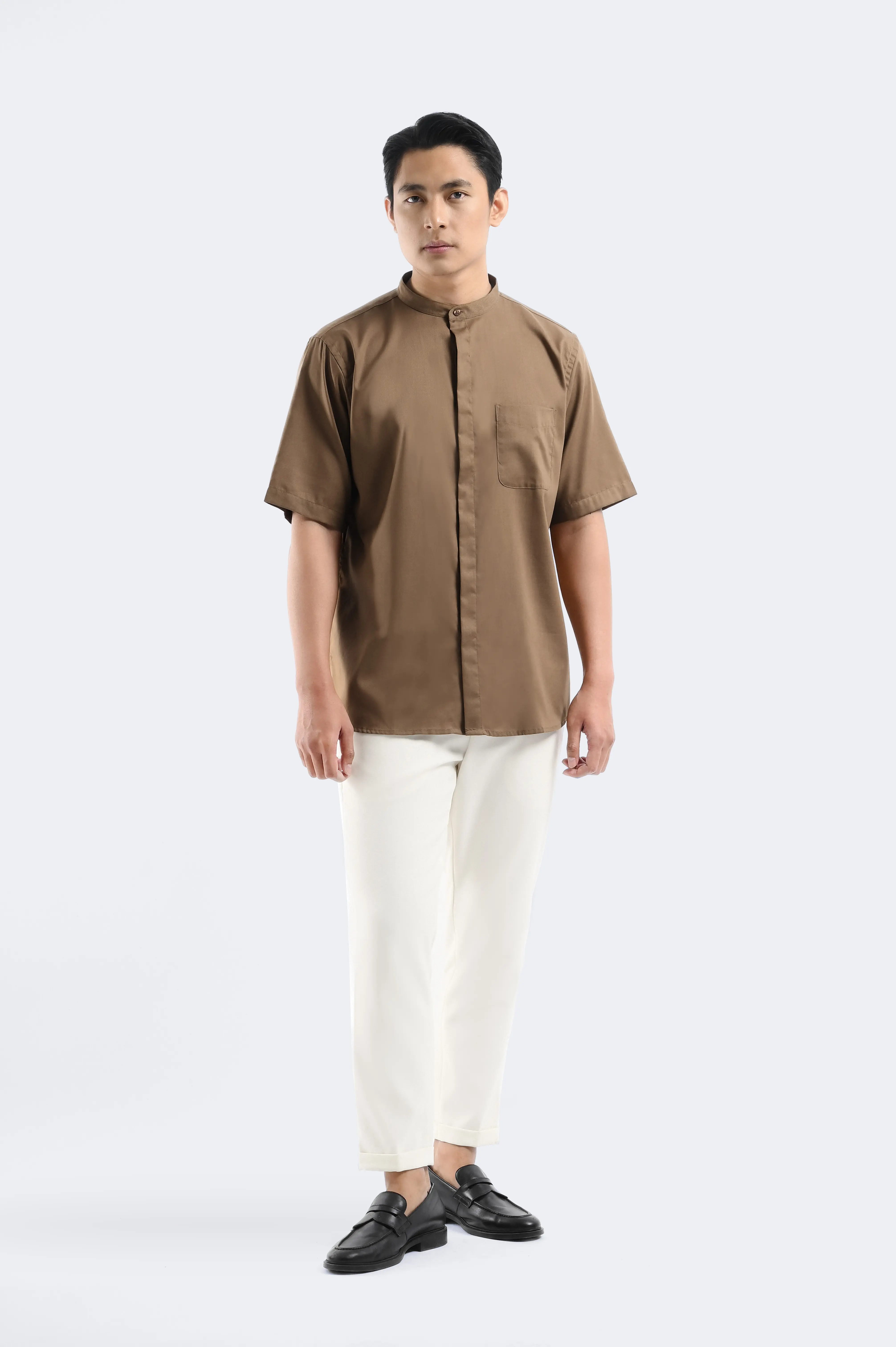 Uzma Short Sleeve Shirt Choco
