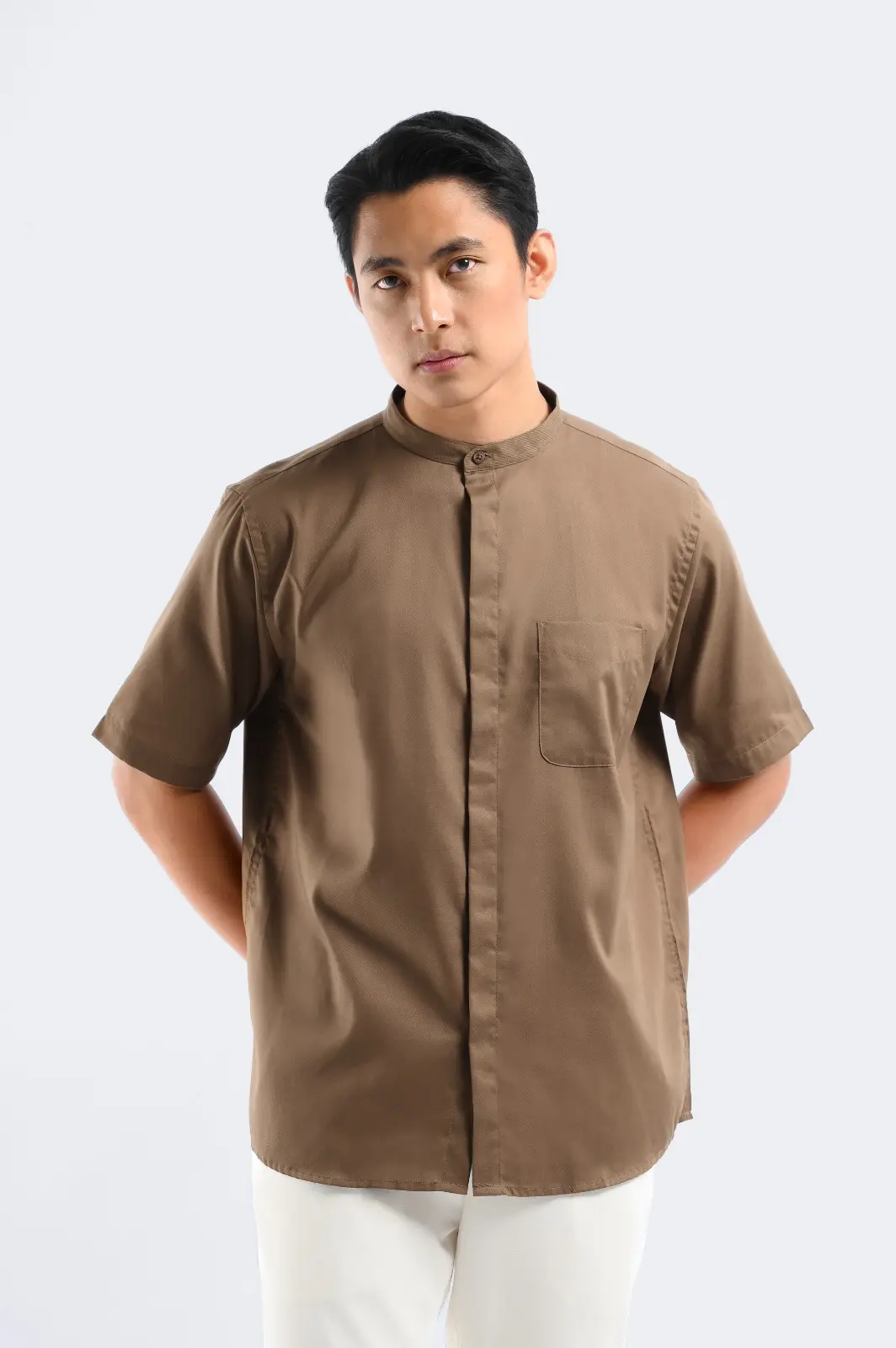 Uzma Short Sleeve Shirt Choco