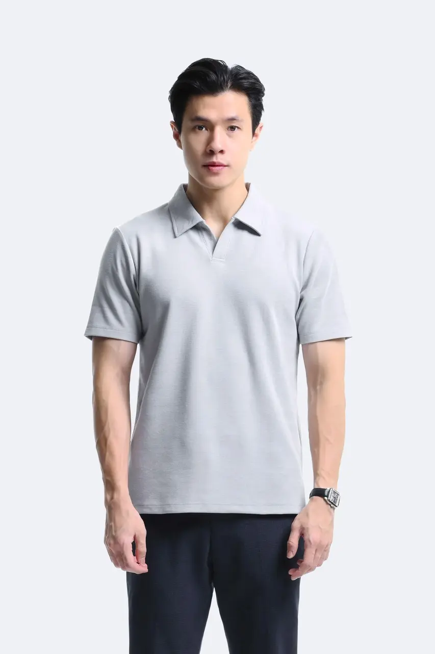 Raven Polo Shirt Grey