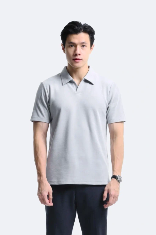 Image of Raven Polo Shirt Grey