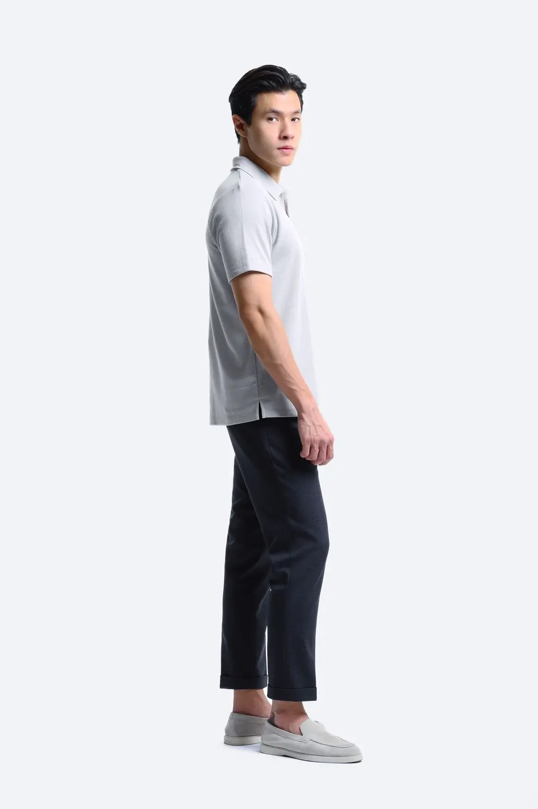 Raven Polo Shirt Grey