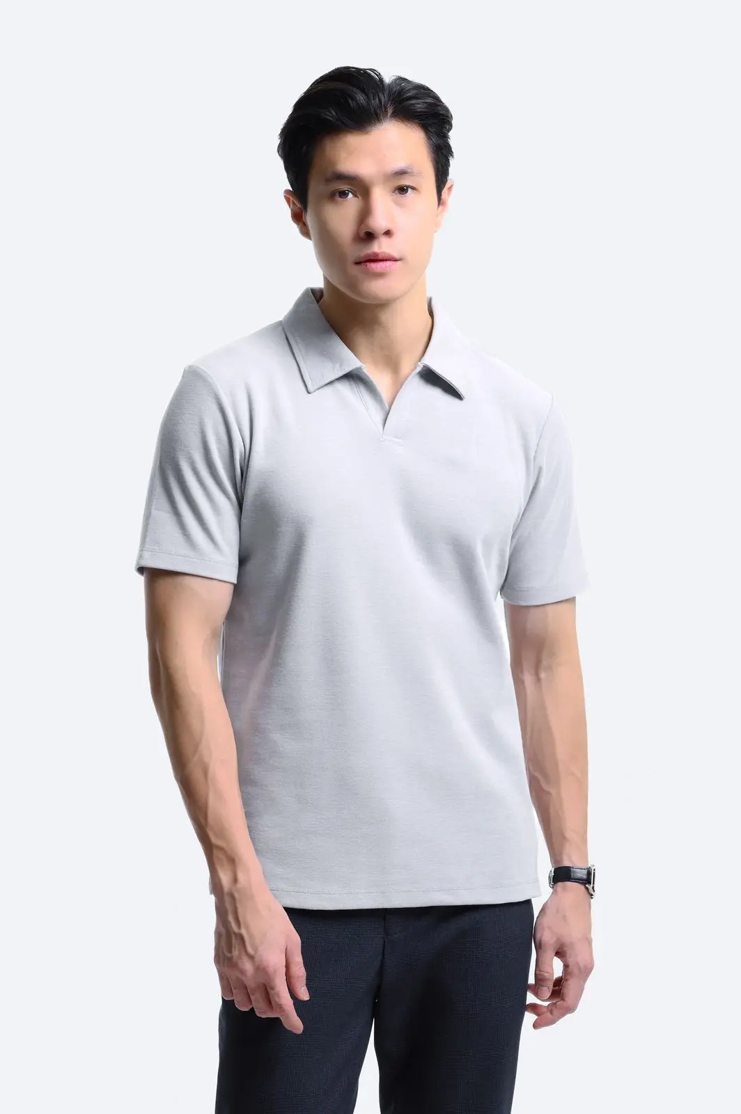 Raven Polo Shirt Grey