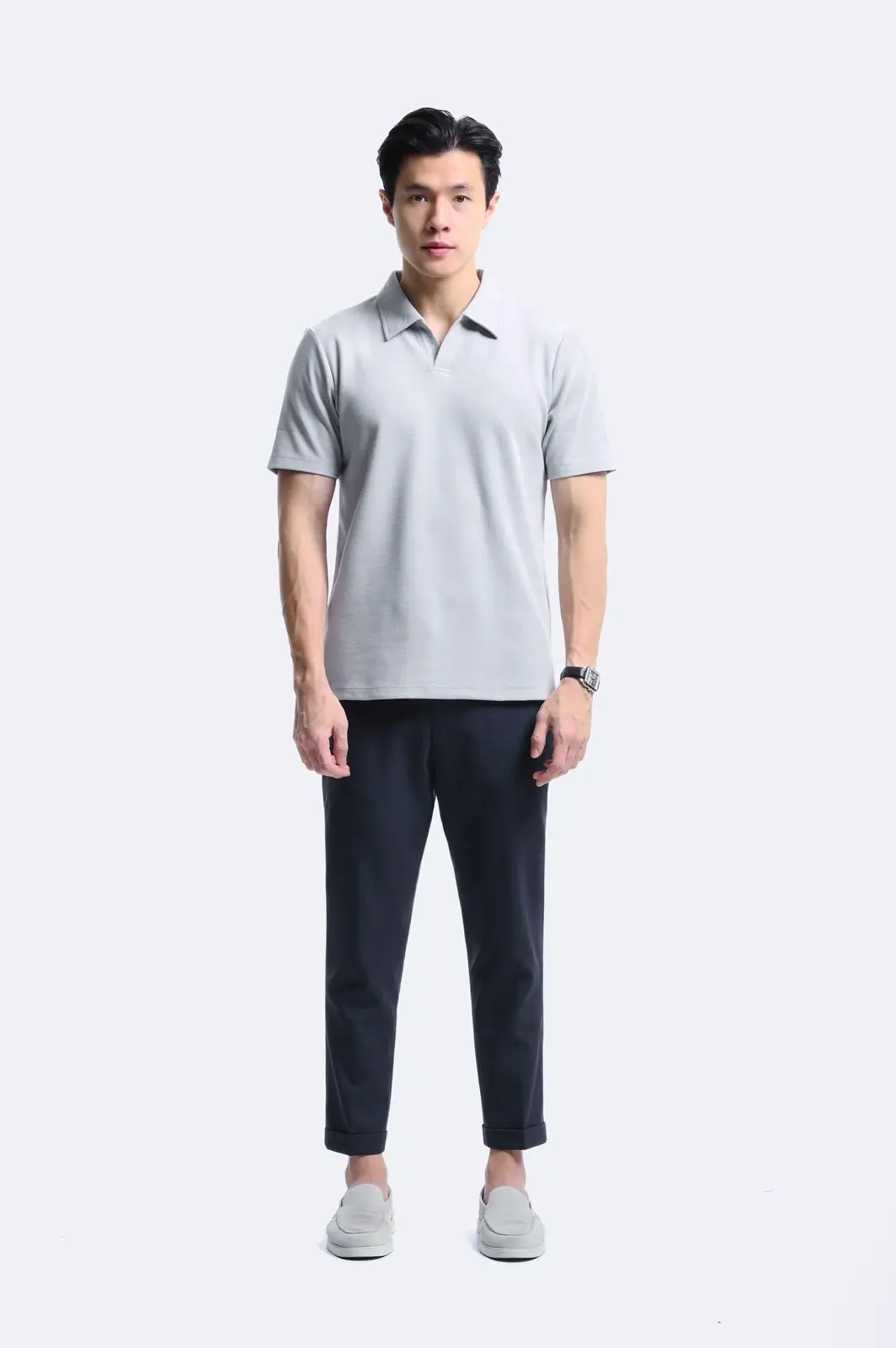 Raven Polo Shirt Grey