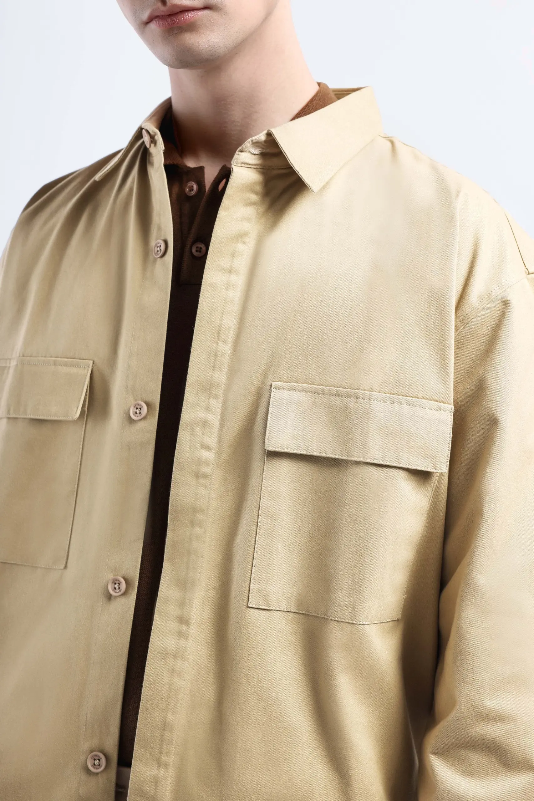 Lanzo Overshirt Khaki