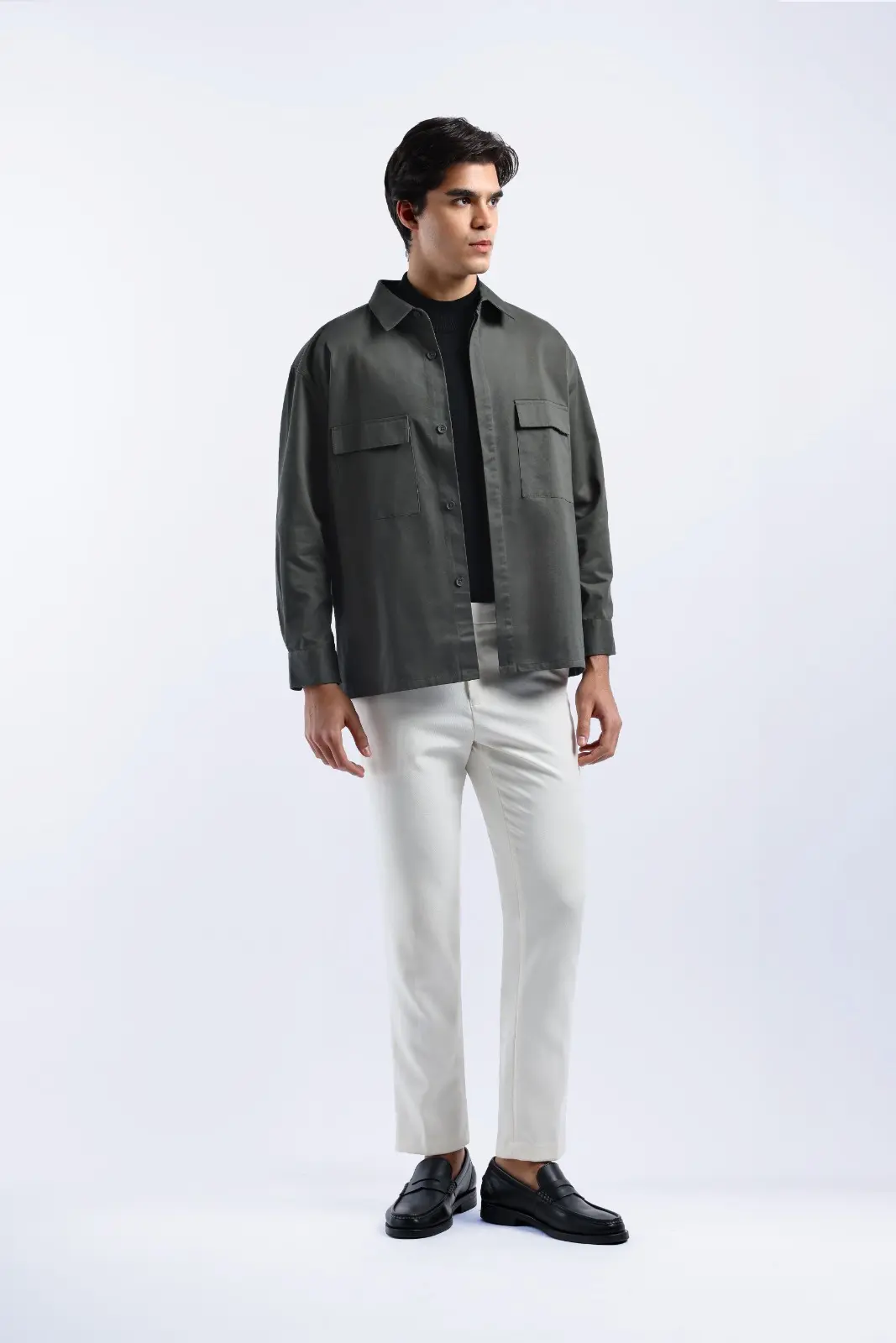Lanzo Overshirt Dark Olive