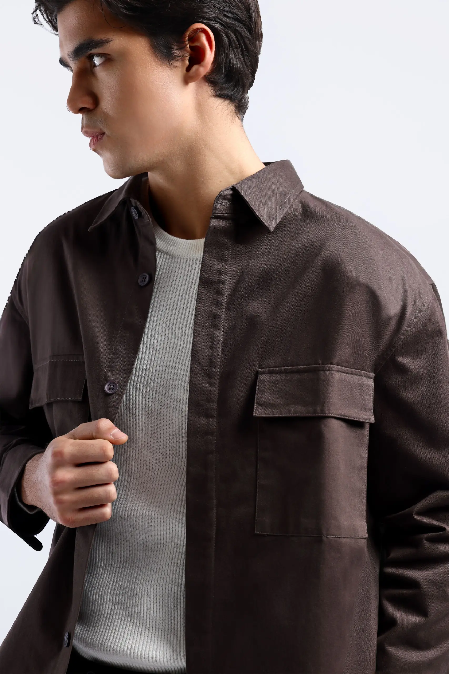 Lanzo Overshirt Taupe