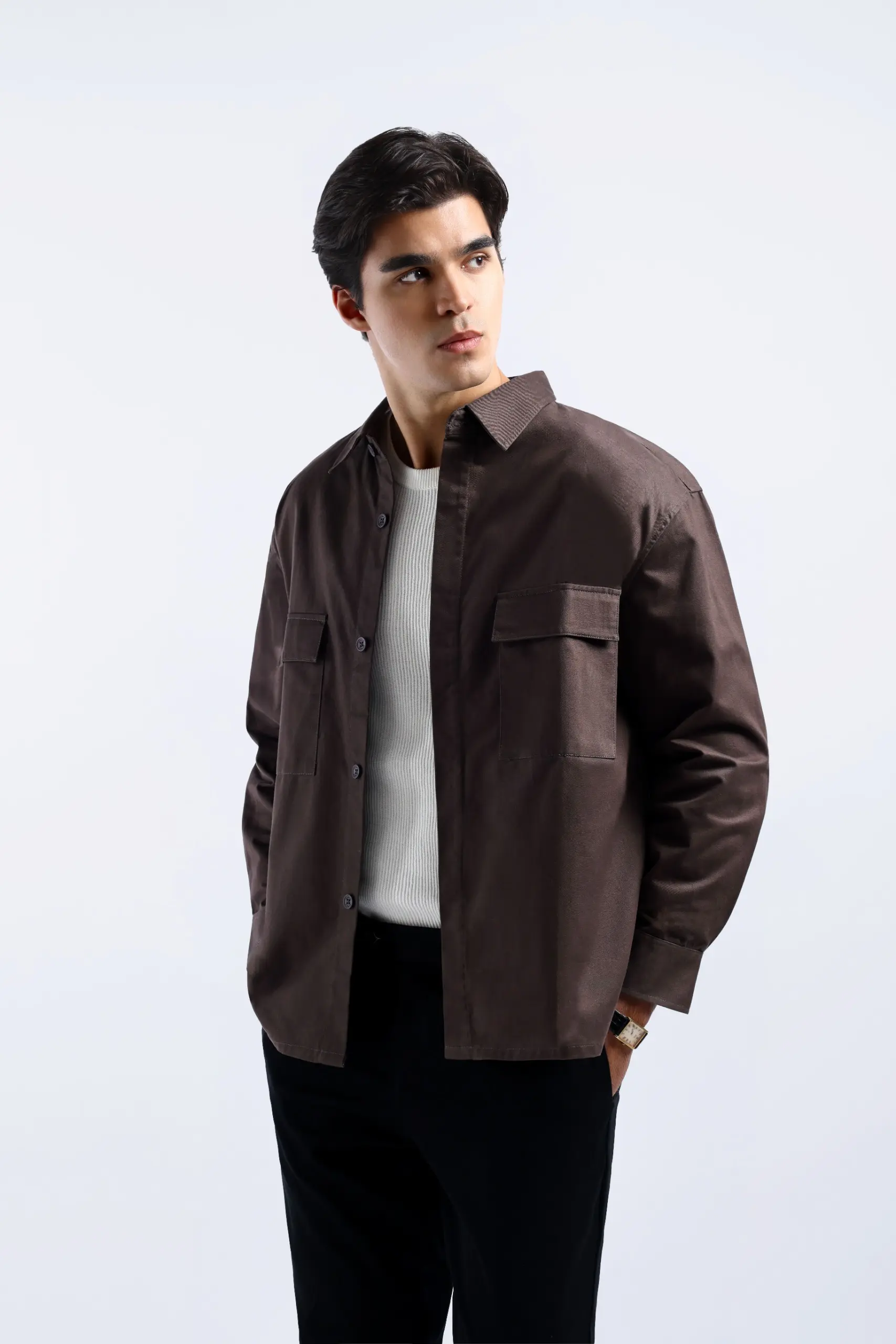 Lanzo Overshirt Taupe