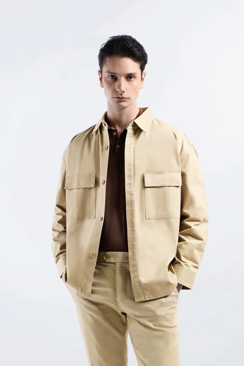Lanzo Overshirt Khaki