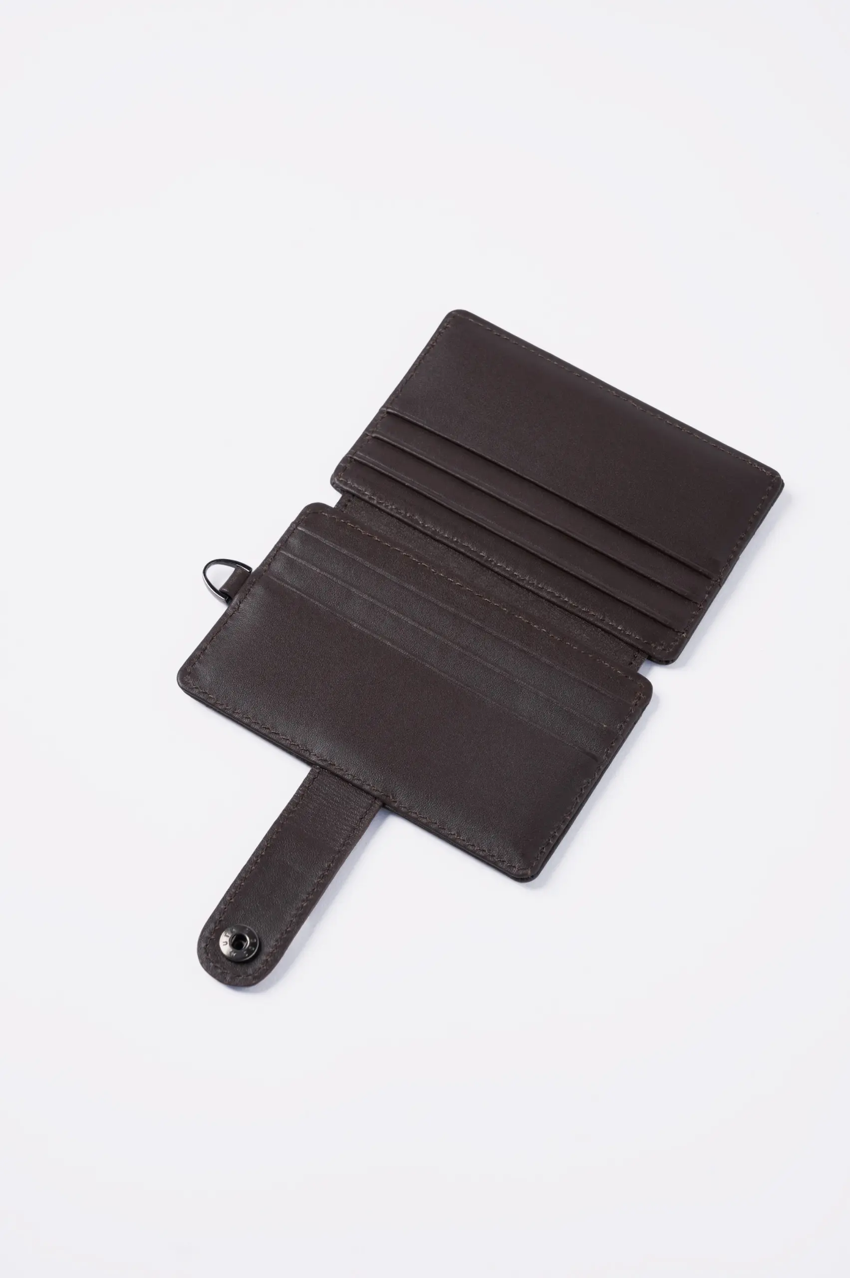 Belford Leather Lanyard Dark Brown