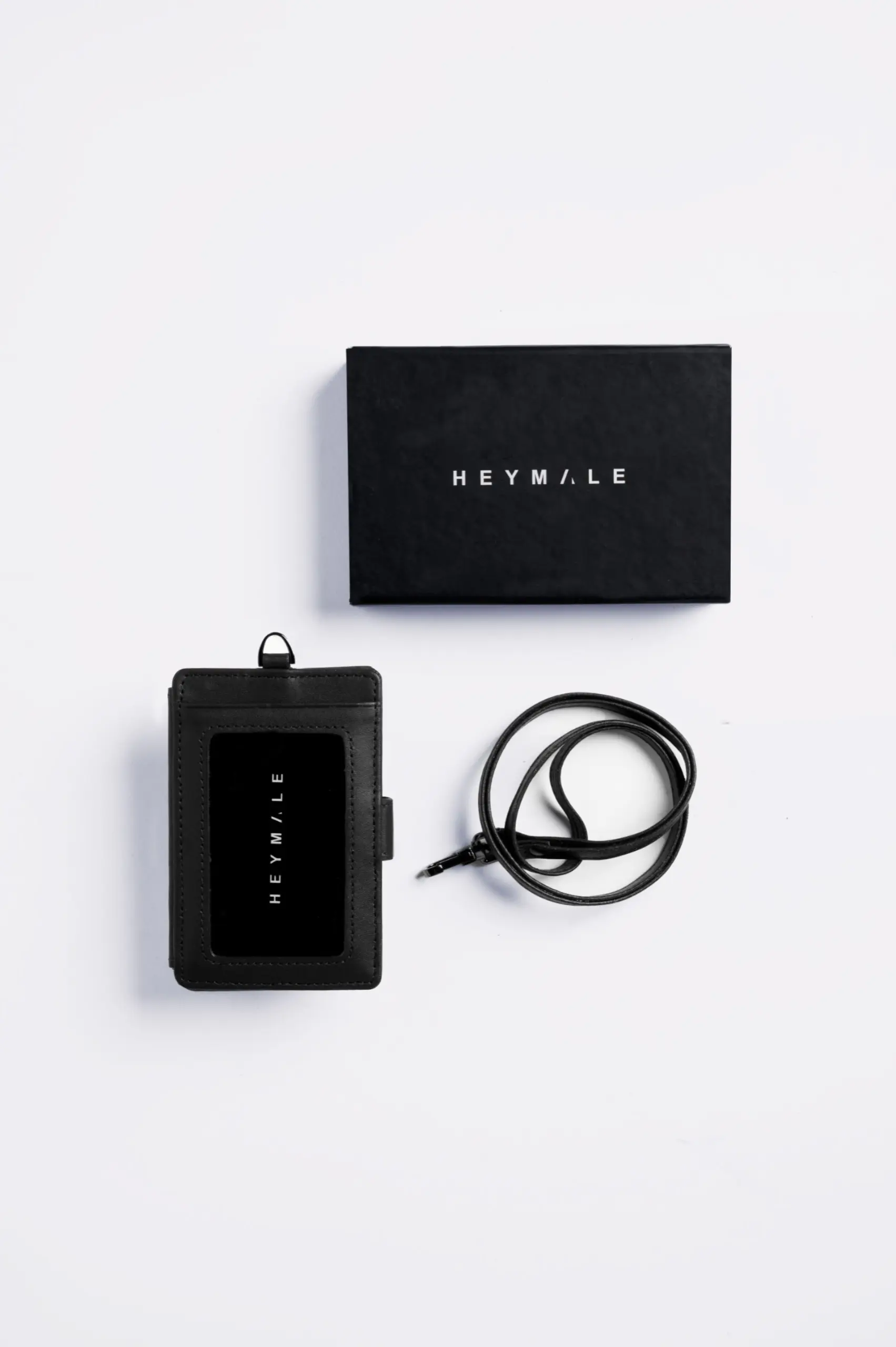 Belford Leather Lanyard Black