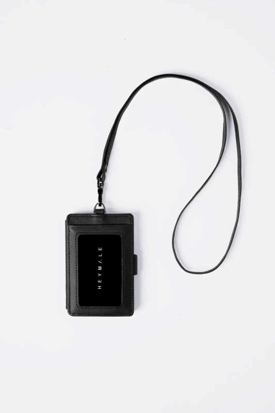 Belford Leather Lanyard Black