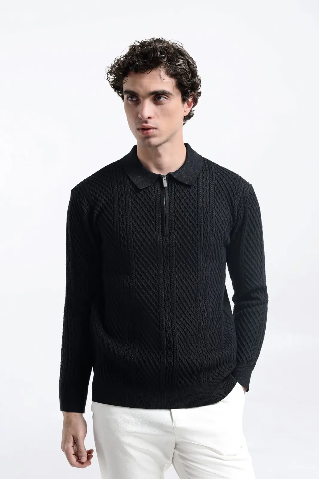 Braidform Knit Jacket Black