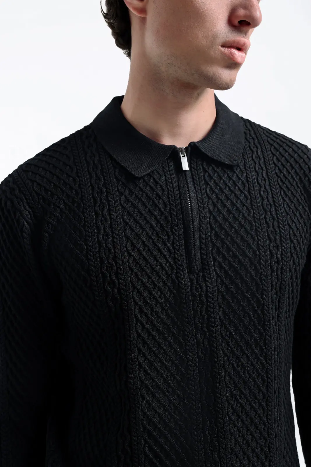 Braidform Knit Jacket Black