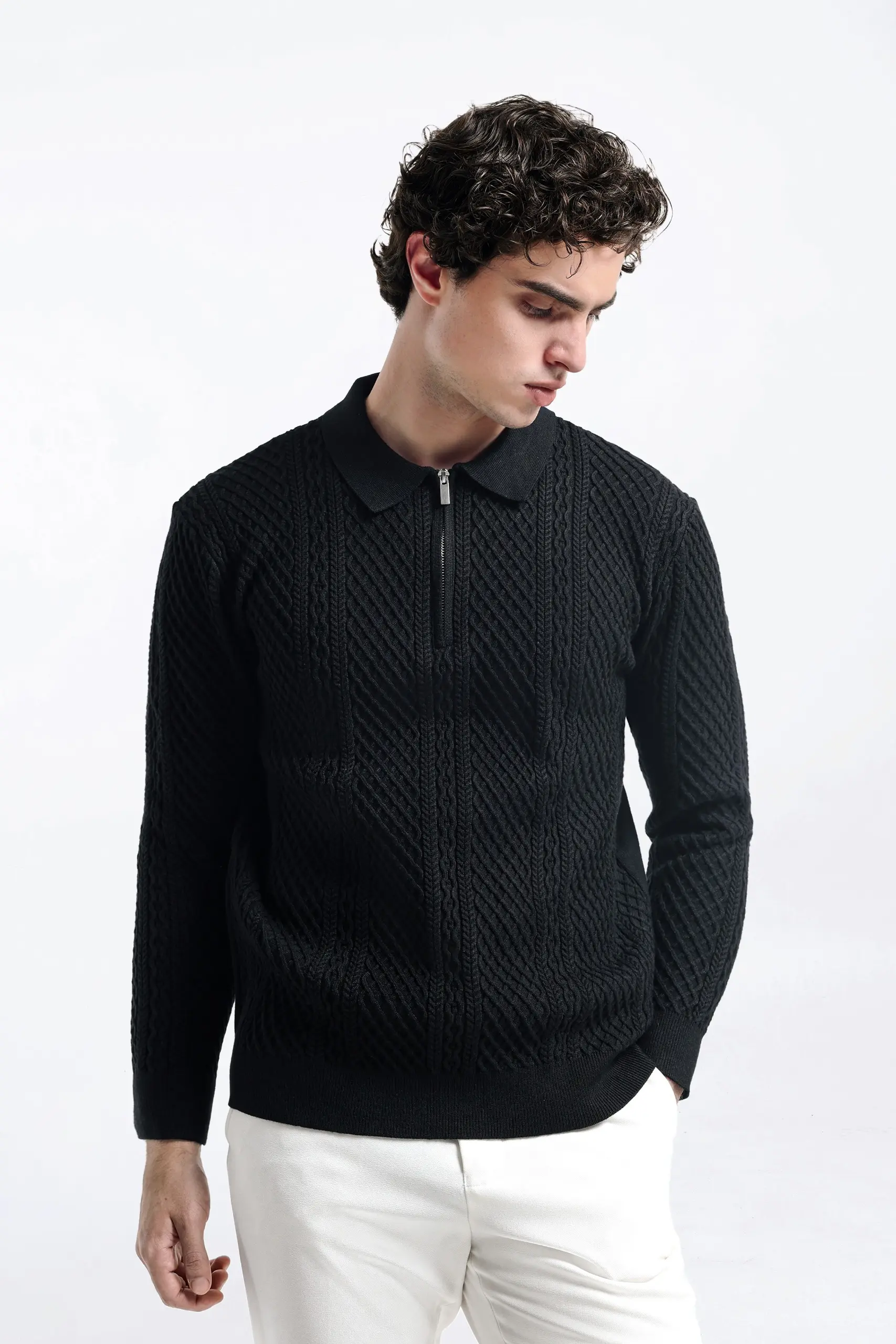 Braidform Knit Jacket Black