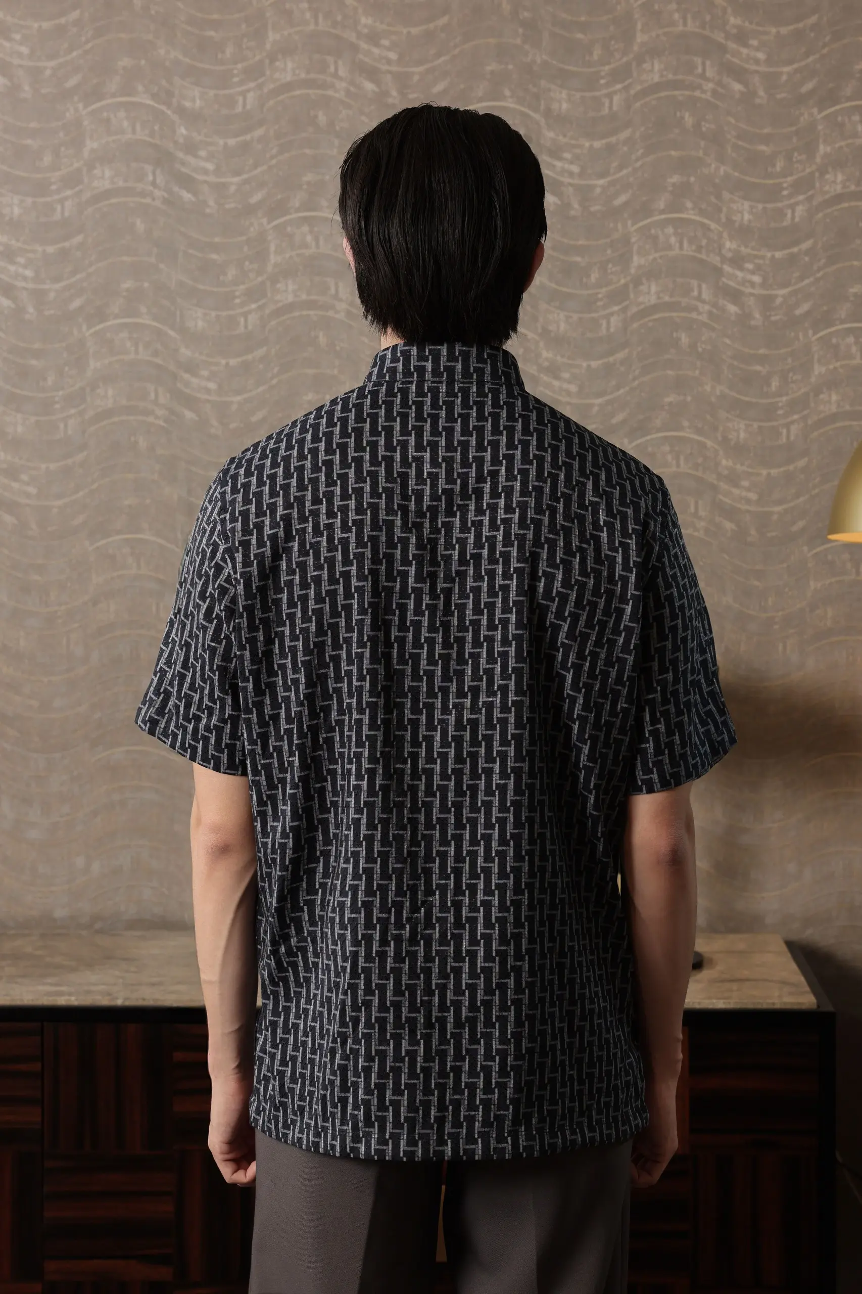 Samamu Shirt Mono Short Sleeve Midnight