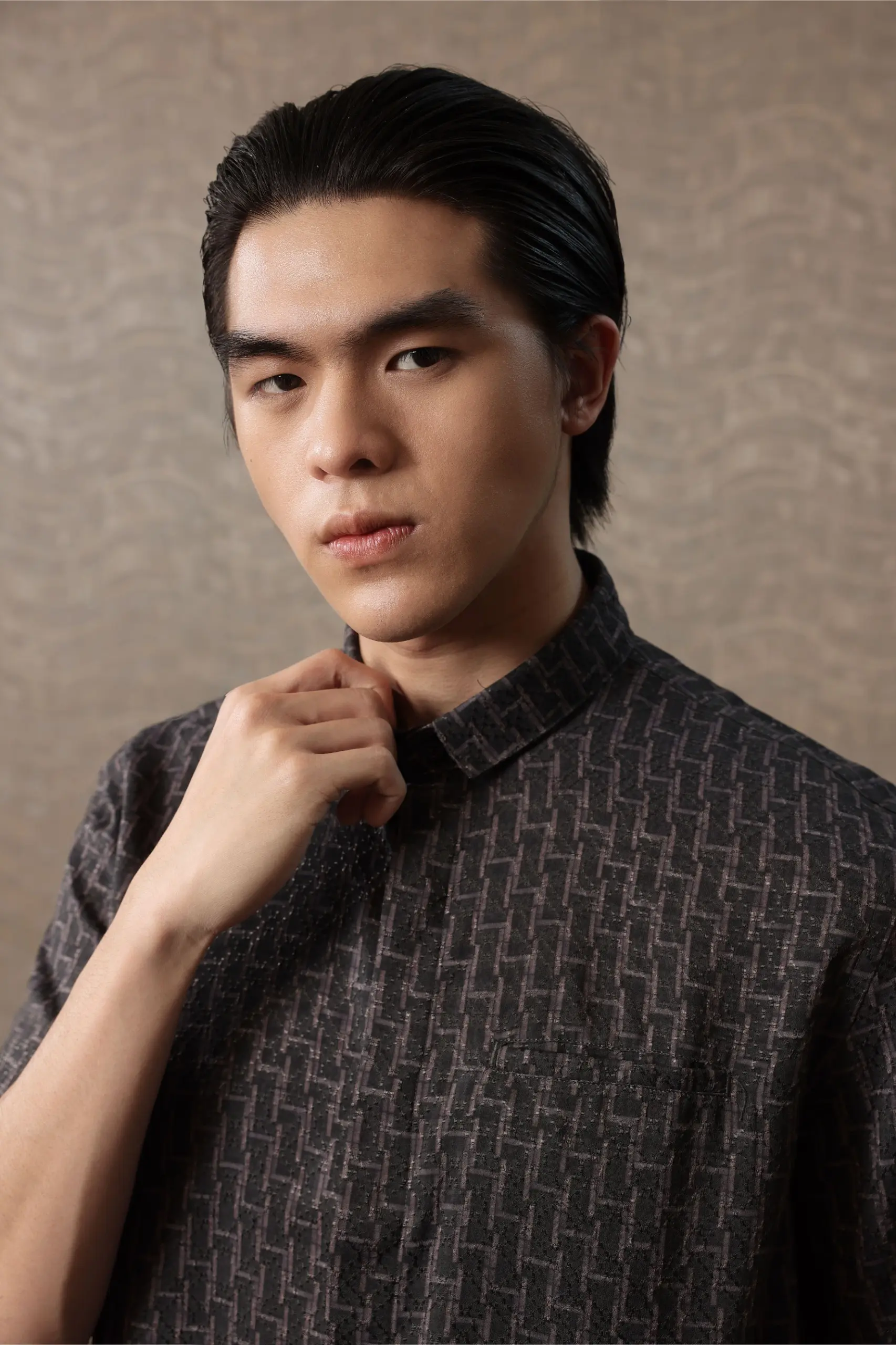 Samamu Shirt Mono Short Sleeve Charcoal
