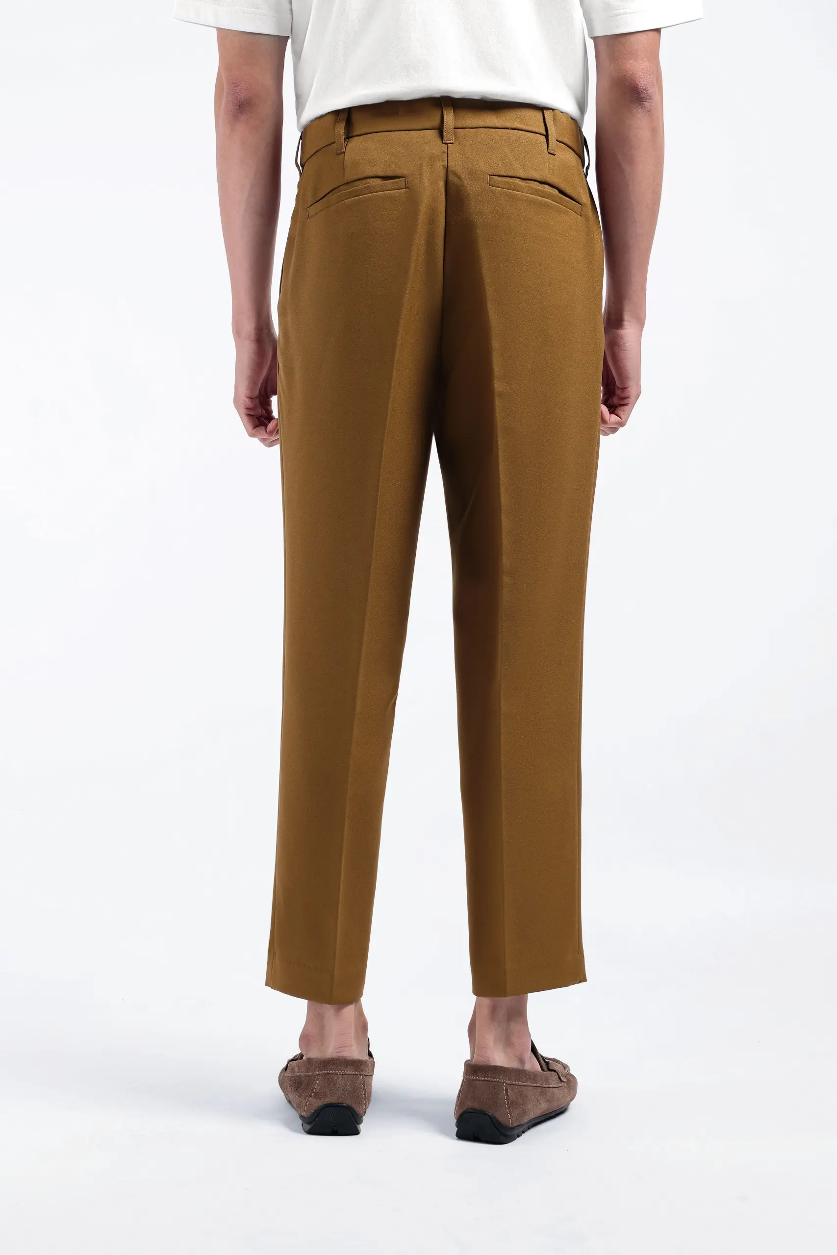 Easefit Pants Ankle Brown