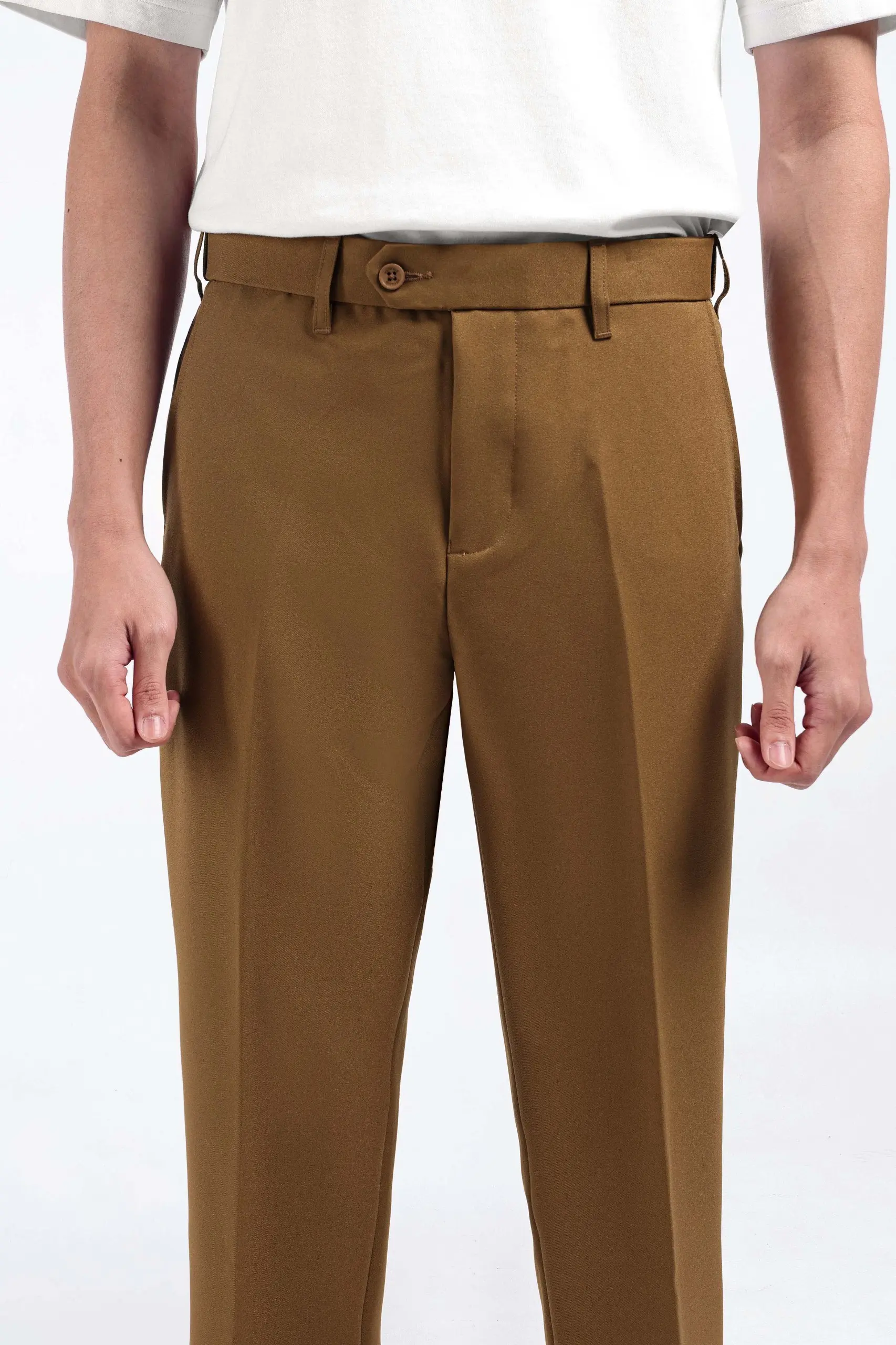Easefit Pants Ankle Brown