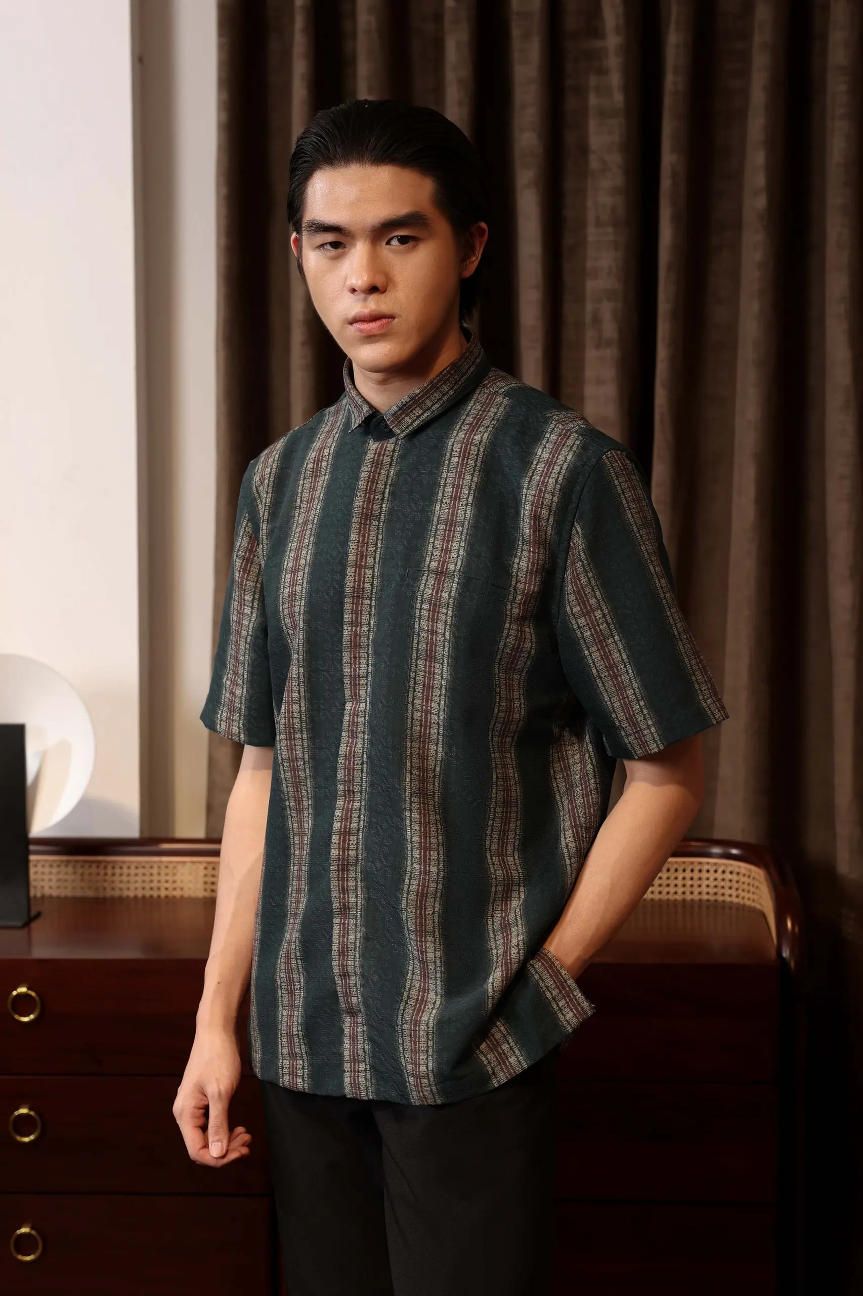 Serasi Shirt Short Sleeve Emerald