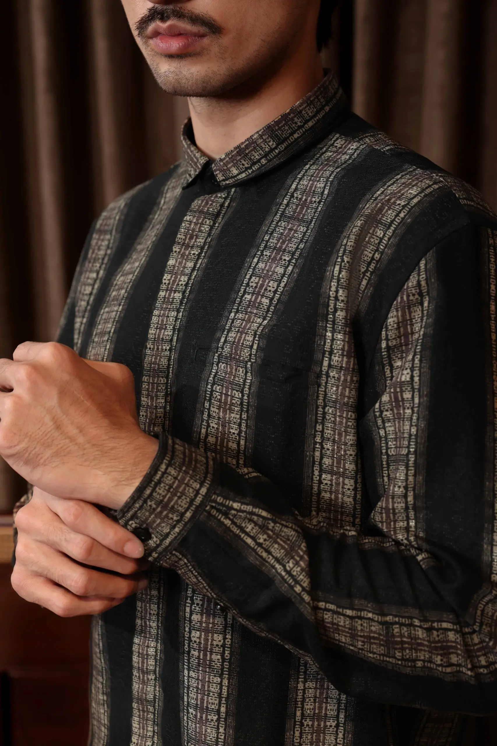 Serasi Shirt Long Sleeve Black