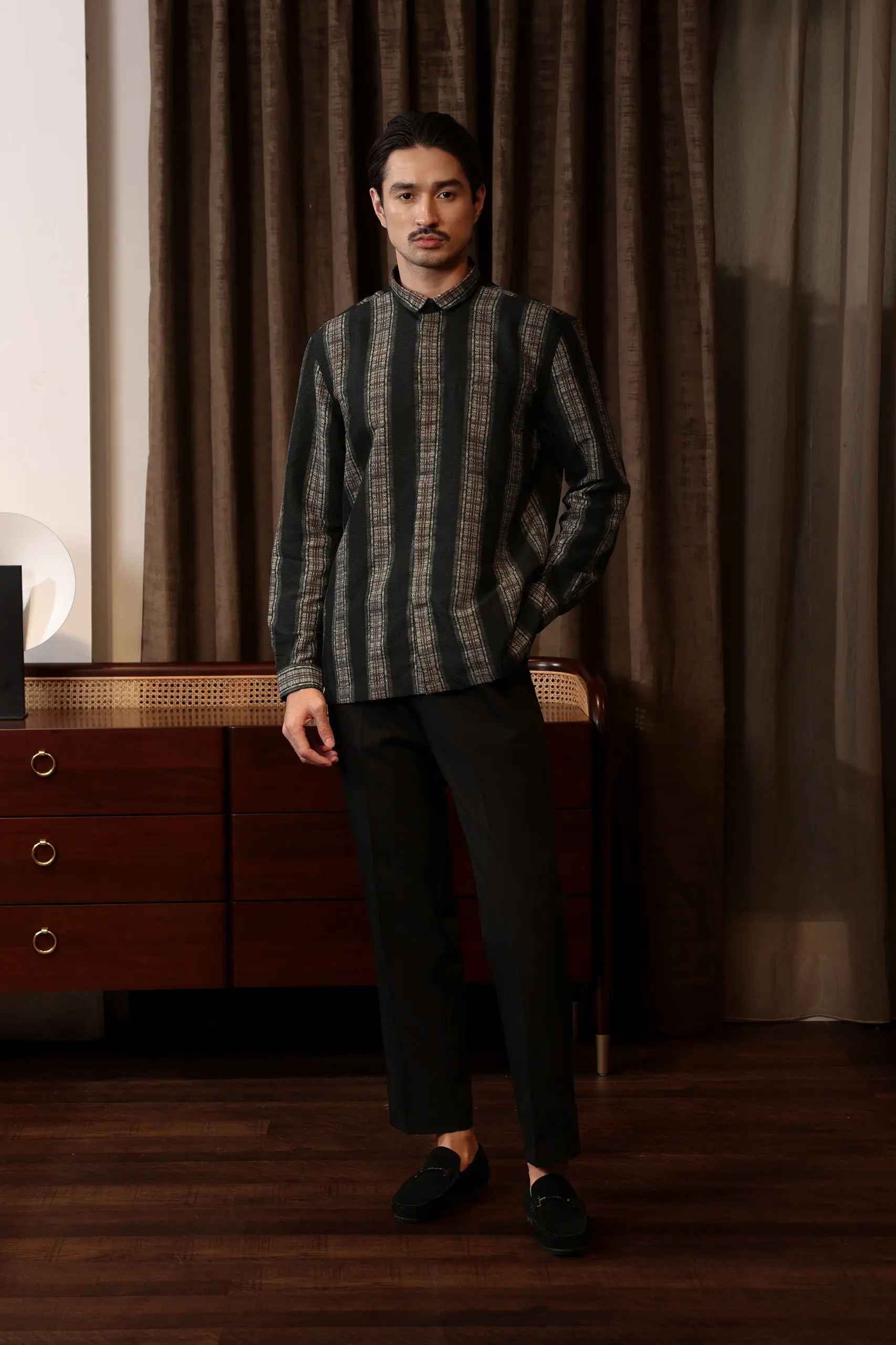 Serasi Shirt Long Sleeve Black