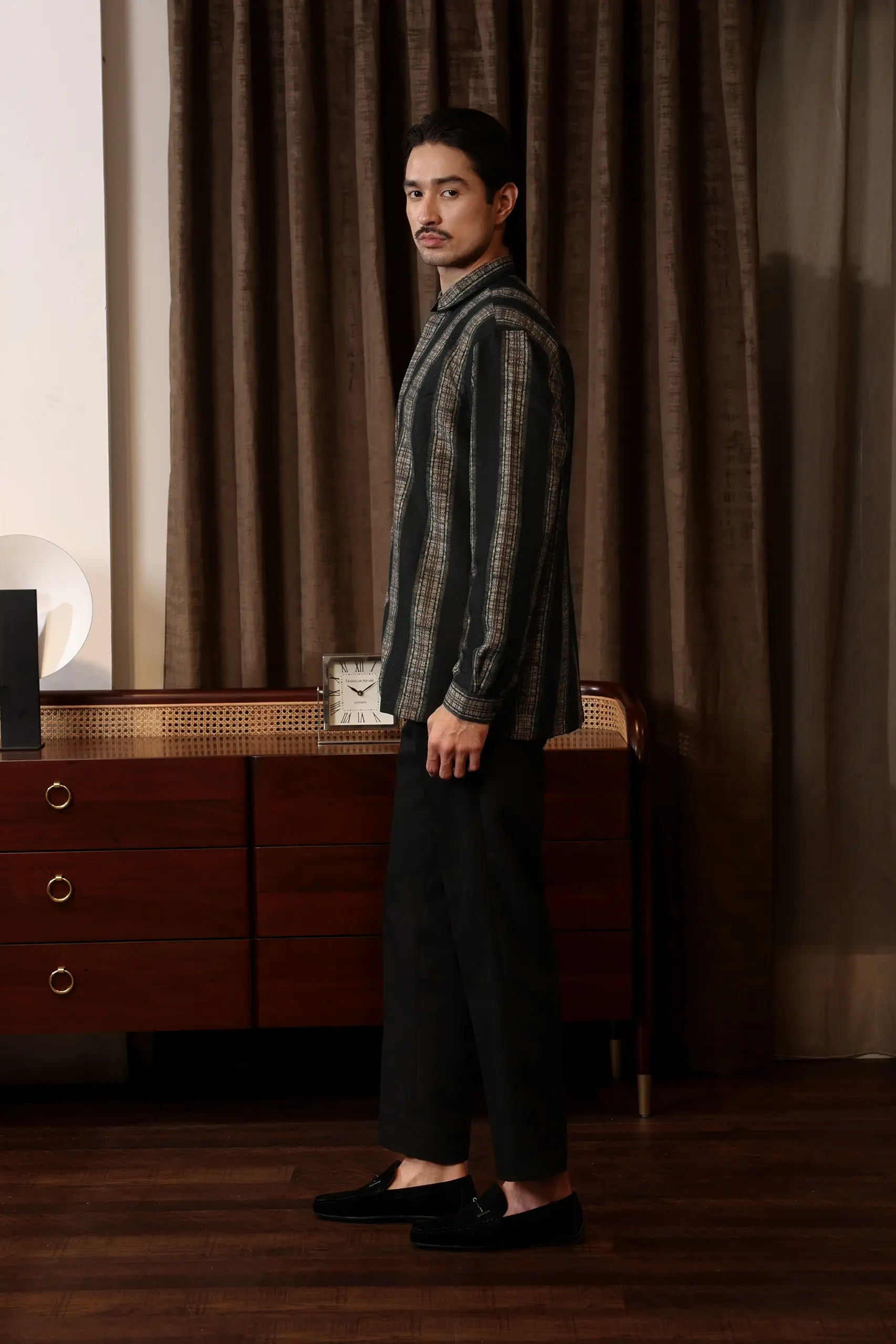 Serasi Shirt Long Sleeve Black