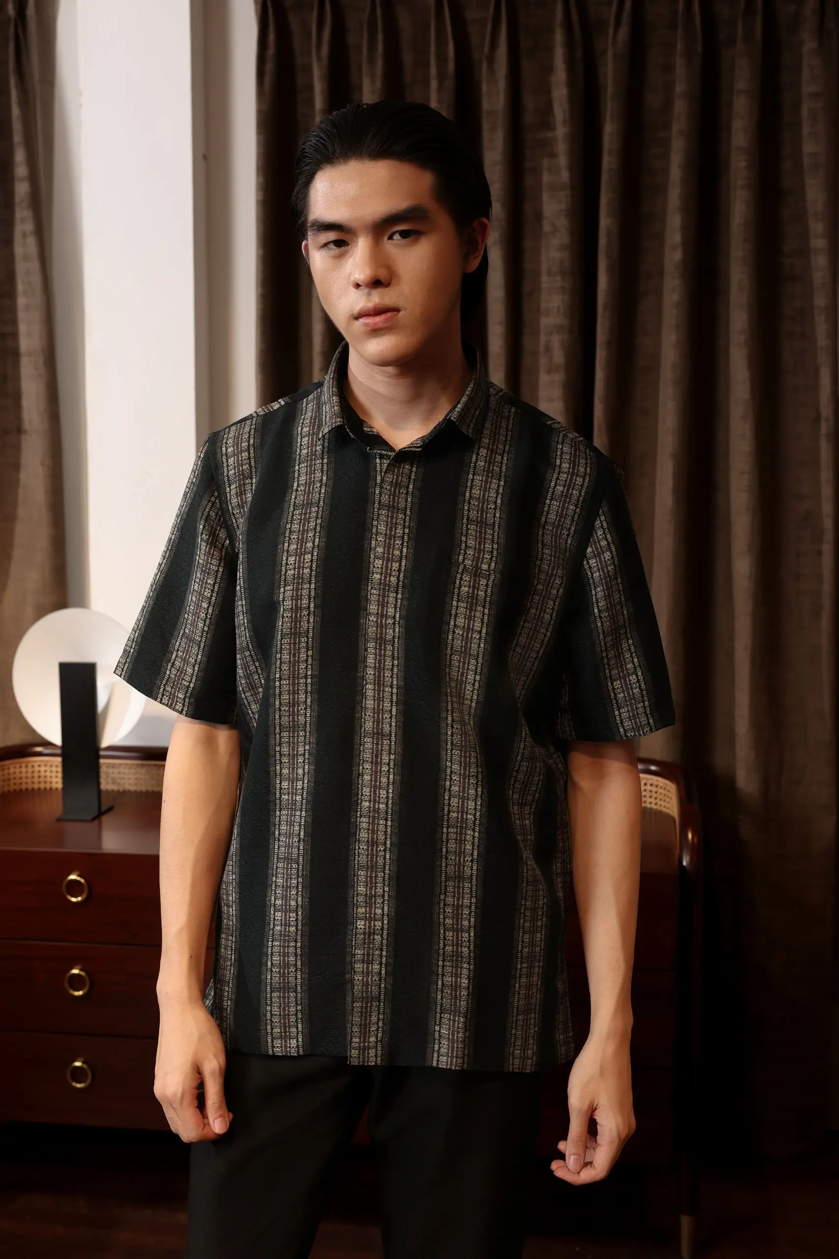 Serasi Shirt Short Sleeve Black