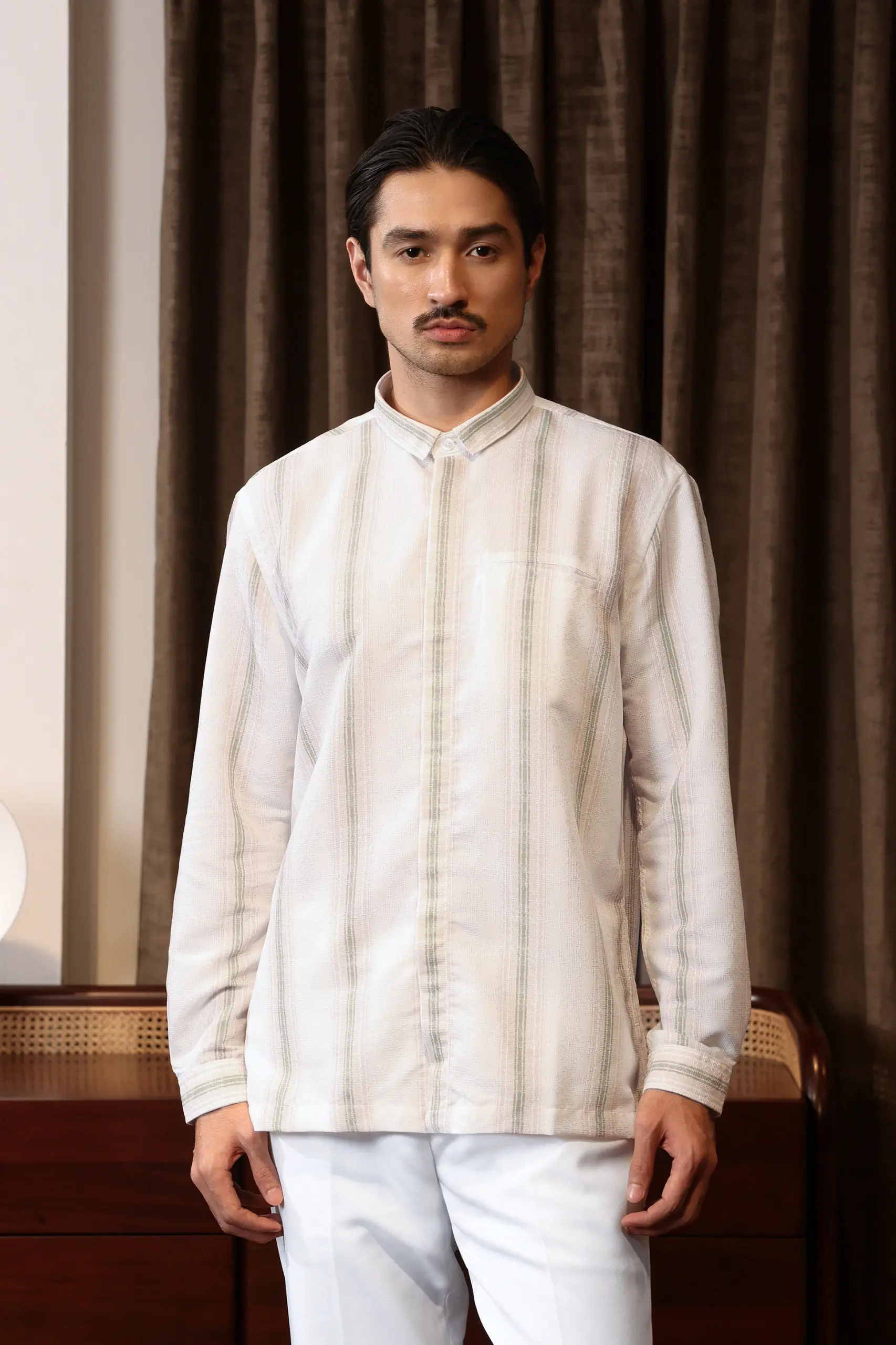Serasi Shirt Long Sleeve Coral